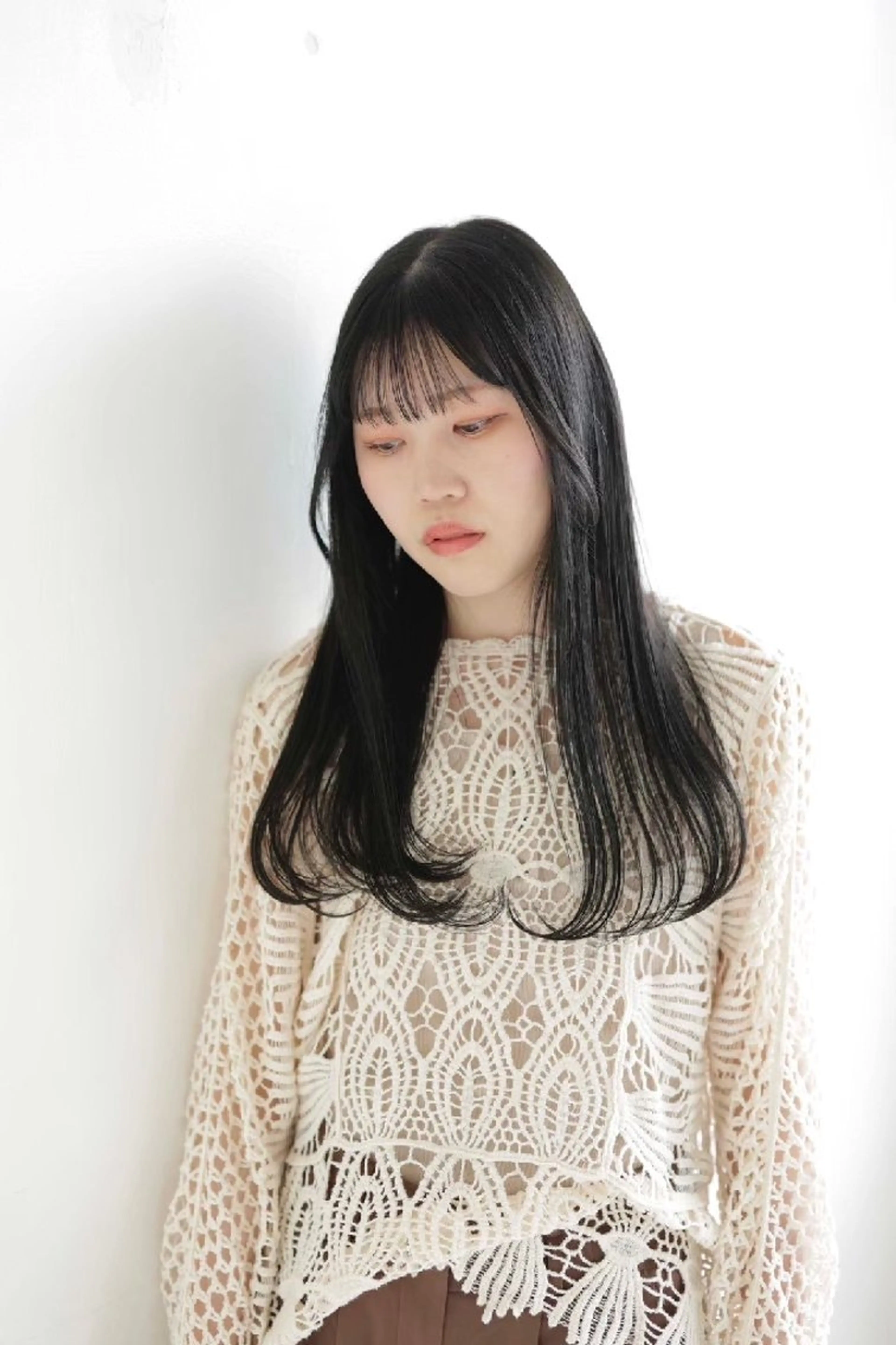 カラー ヘアカラー 束感まつぱ🥑🤍 NATUKI🤍のマツエク・マツパデザイン