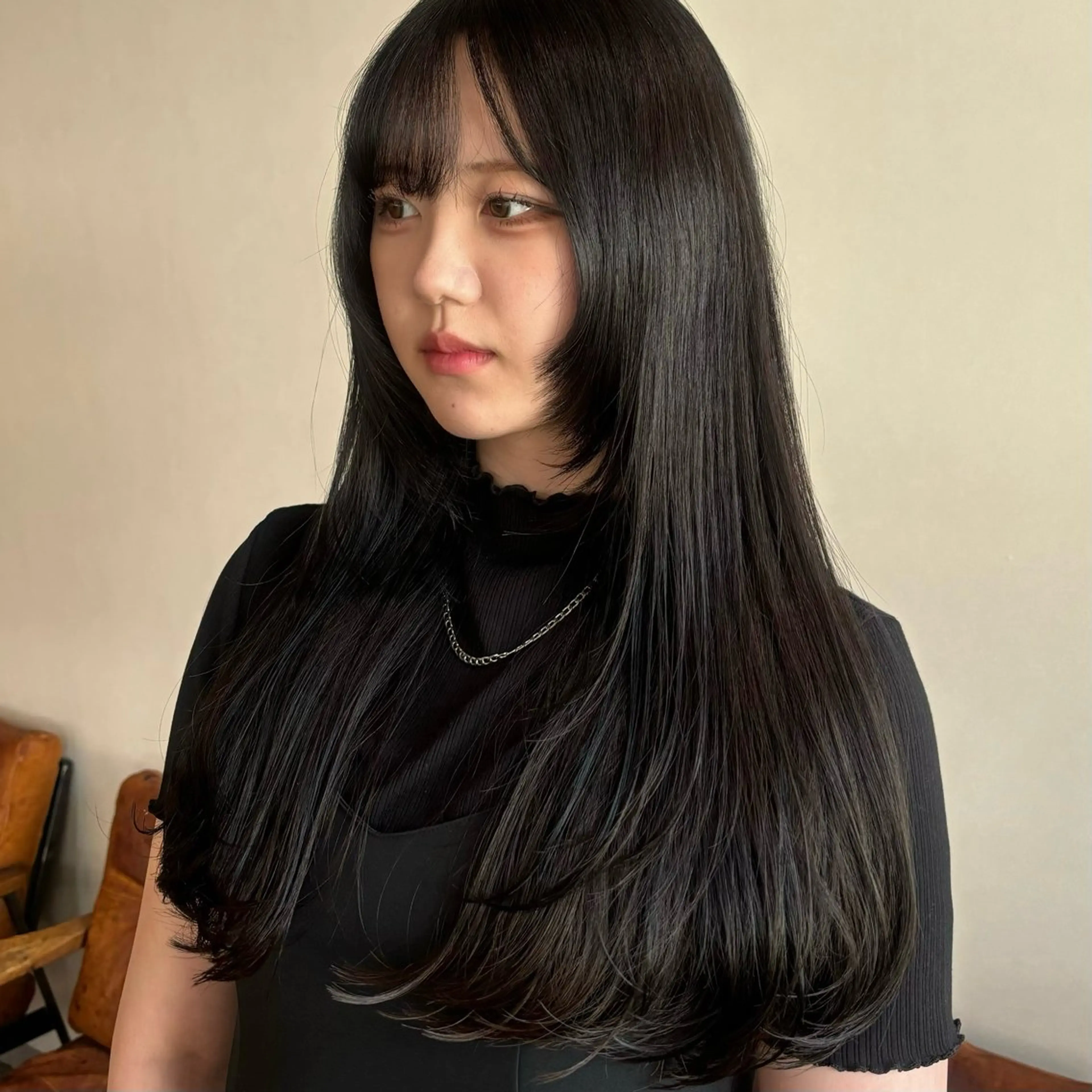 ロング カラー MASHU Grandvase所属・めい/透明感カラー /似合わせカットのヘアスタイル