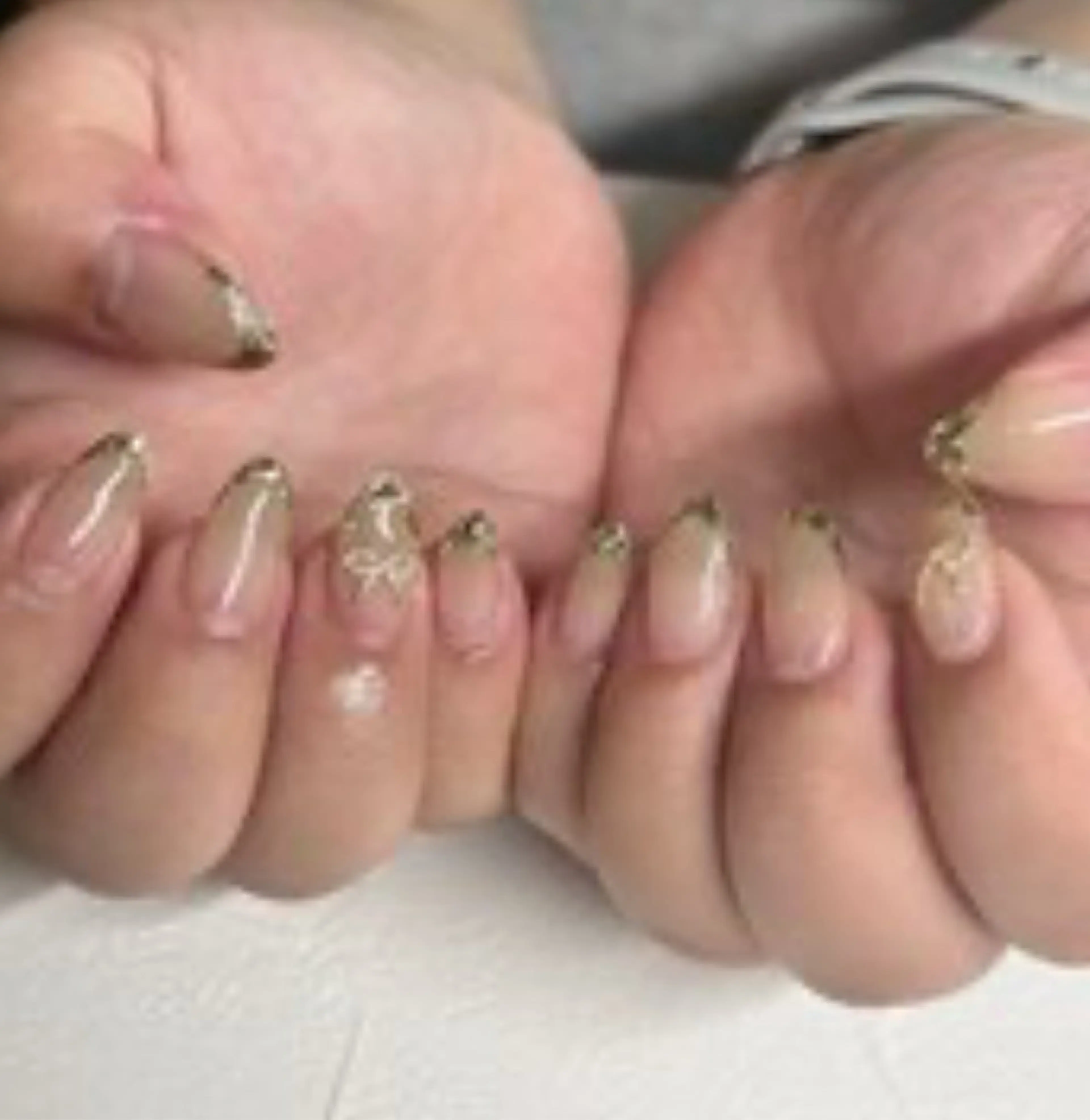 【パーツ代別途】ガラスフレンチ＋パーツ¥5,000​〜​の写真