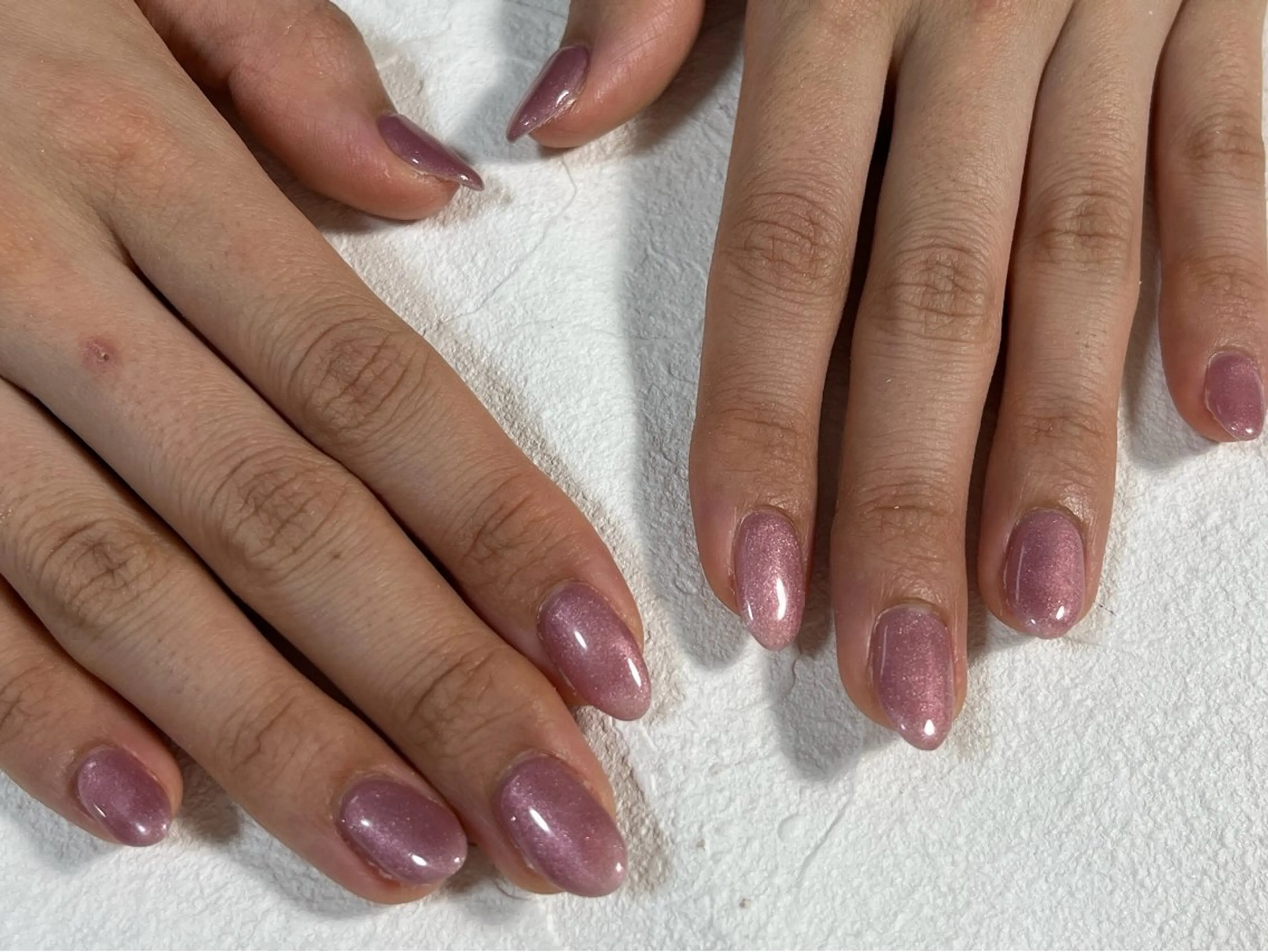 ネイル オーロラネイル フットネイル フレンチネイル ジェルネイル 韓国ネイル ハンドネイル kiki nail たまプラーザのネイルデザイン