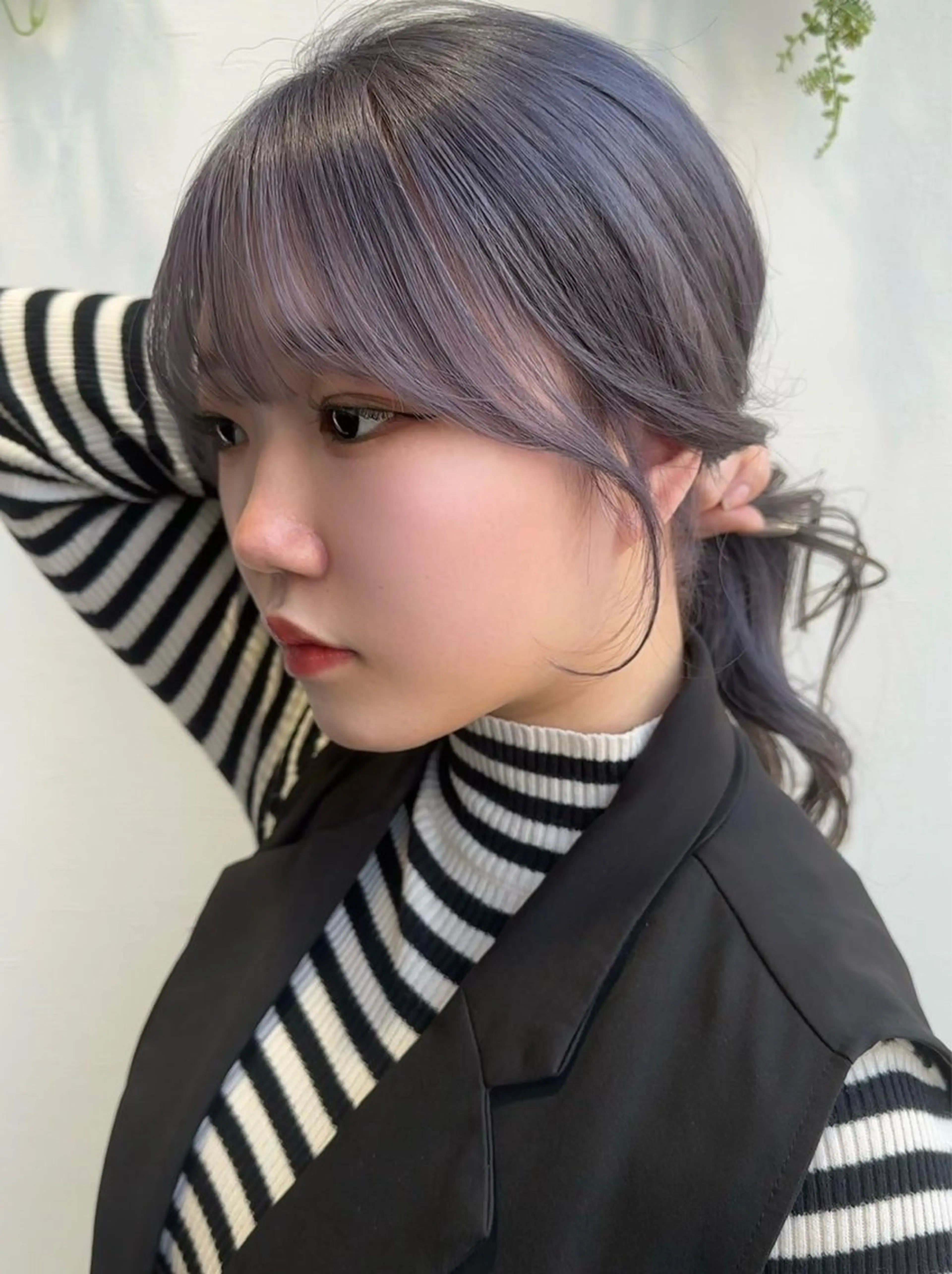 ロング カラー ヘアアレンジ 似合わせ/透明感 カラー/豊中/かこのヘアスタイル