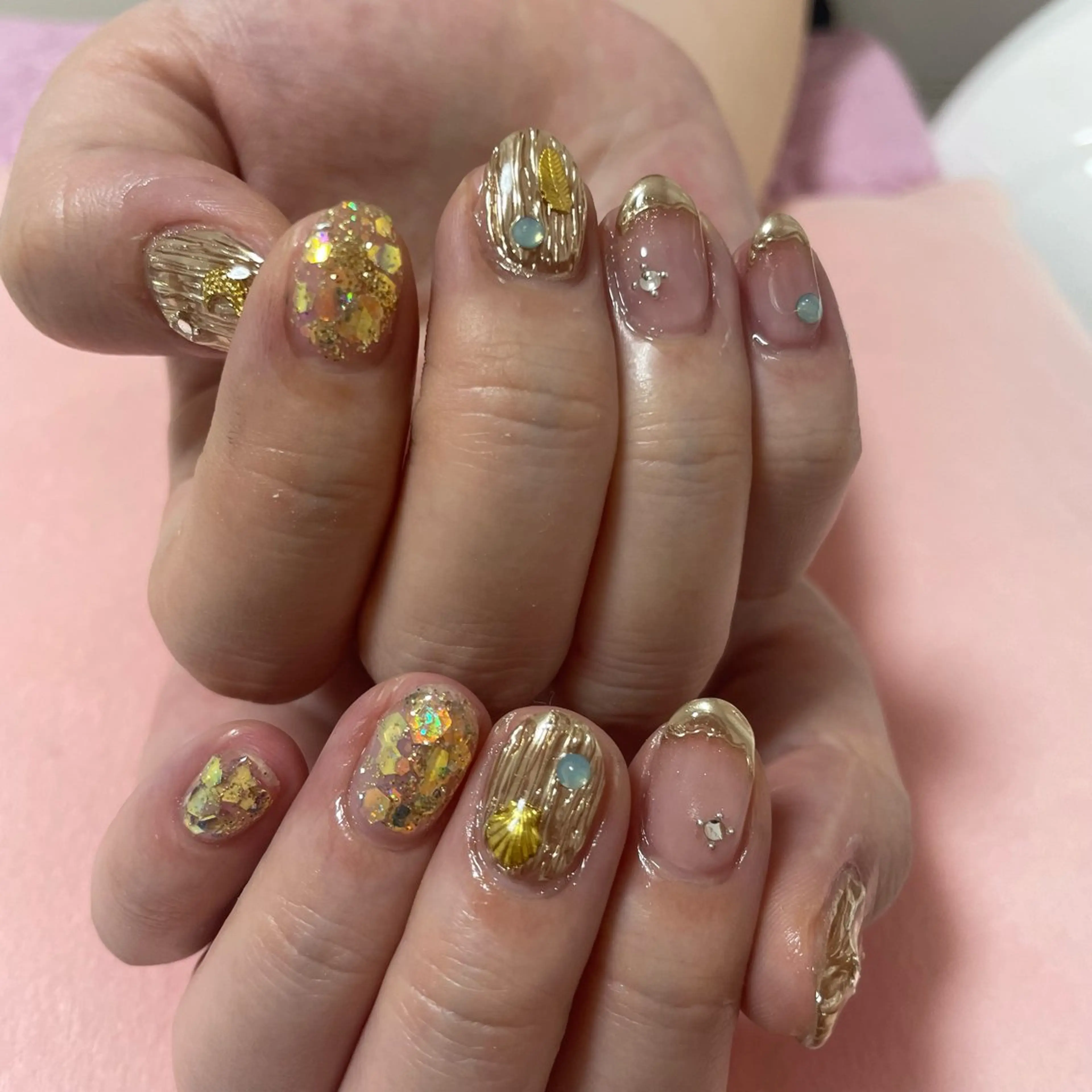 ネイル ハンドネイル フットネイル nailsalon momoのネイルデザイン
