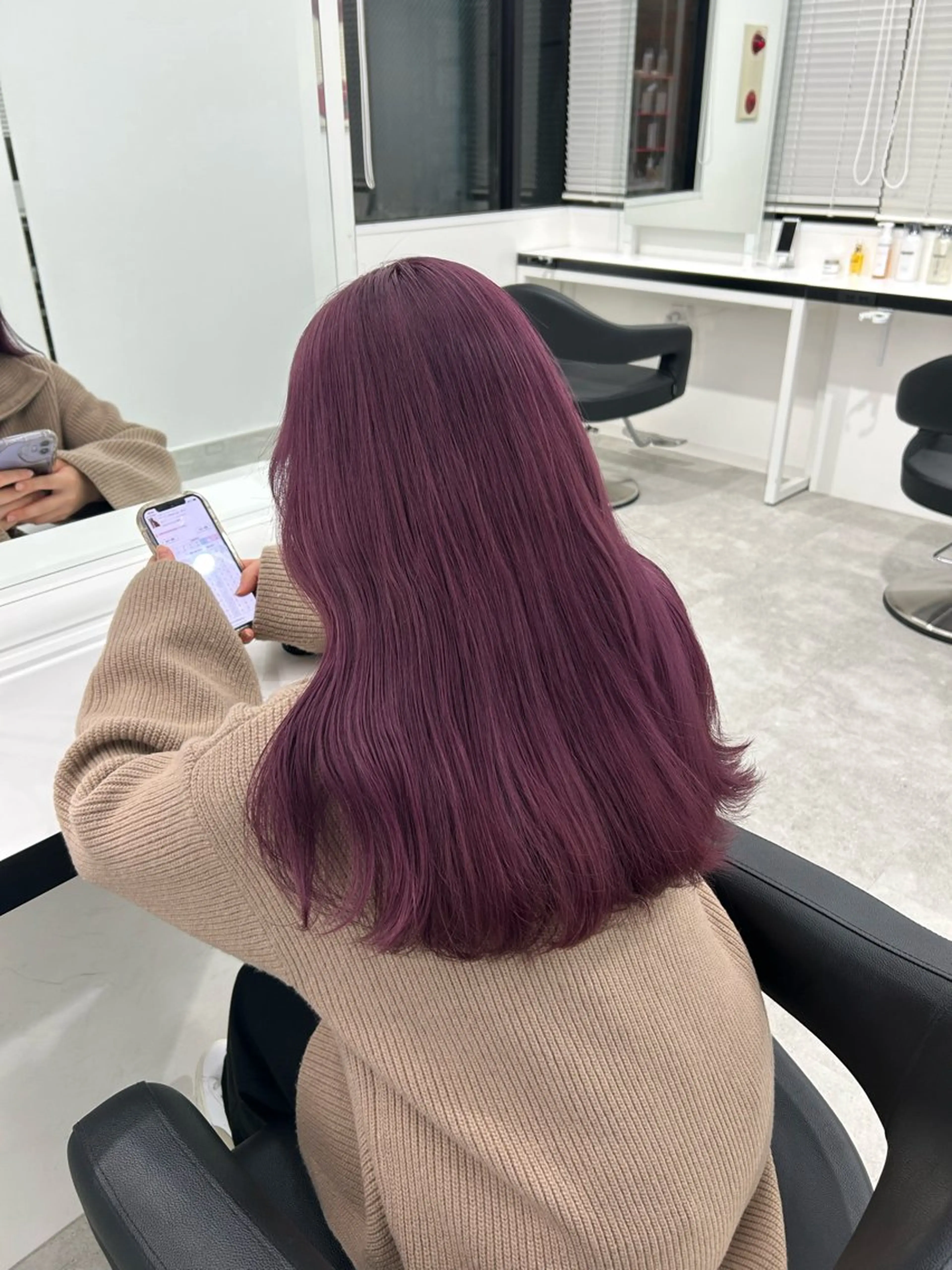 ロング カラー エフェクトブリーチ／ レイヤーカット／翔のヘアスタイル