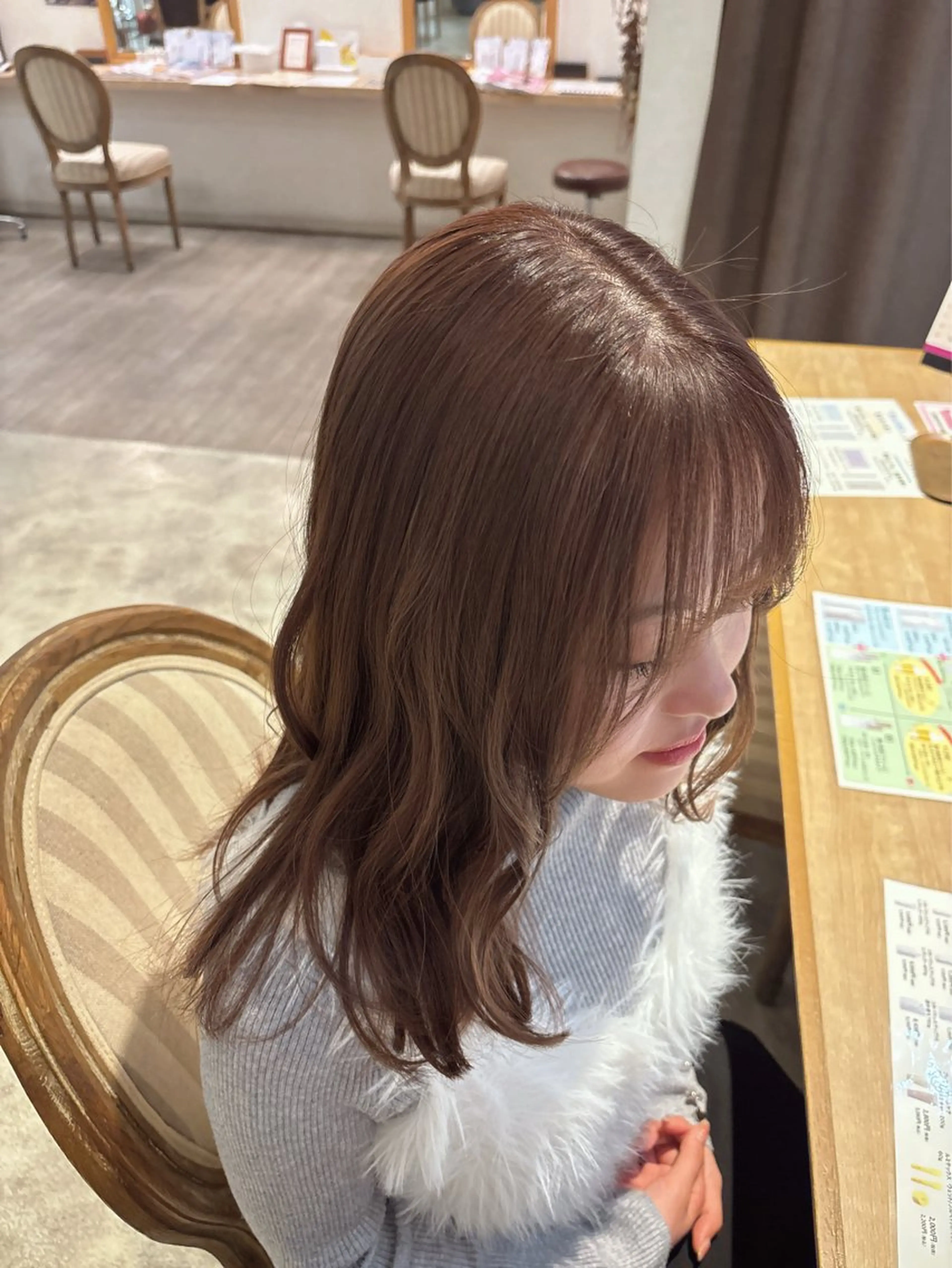 セミロング 河田 綺香のヘアスタイル