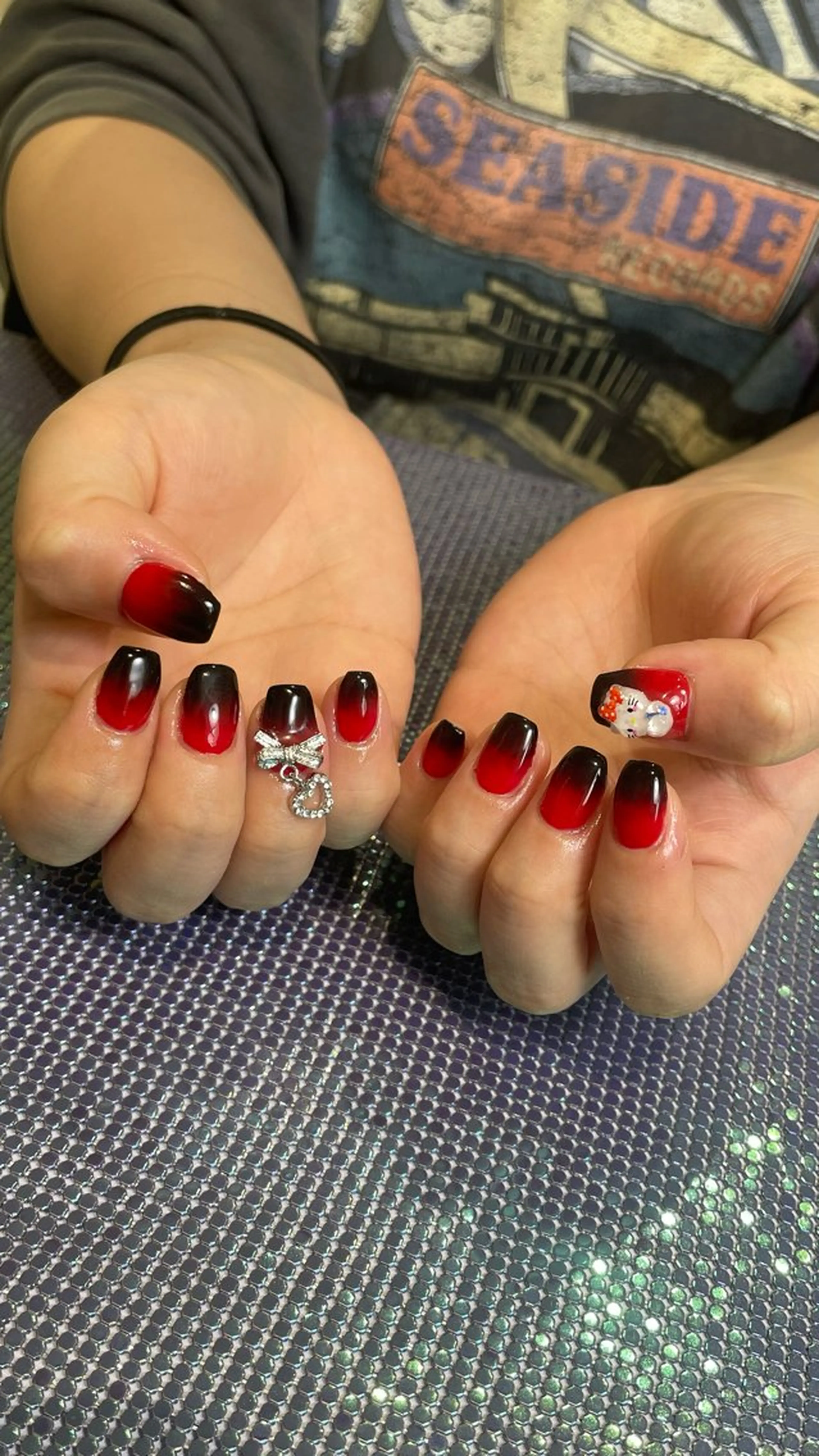 ネイル ラメ(グリッター) ハンドネイル RICO NAIL所属・RICO Nail パーツつけ放題🌈のネイルデザイン