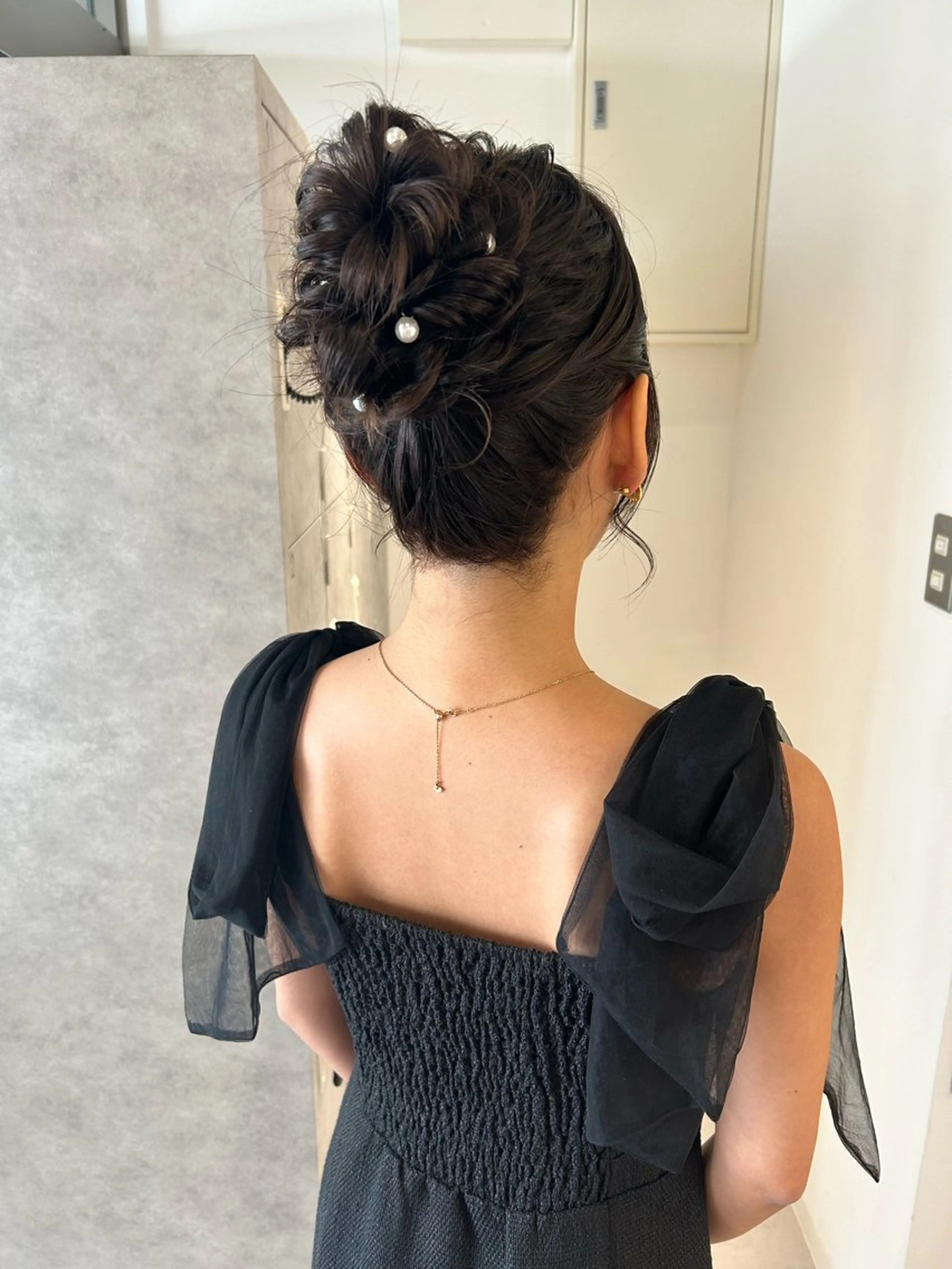 ヘアアレンジ ヘアセット Nana/透けカラー ×似合わせカットのヘアスタイル