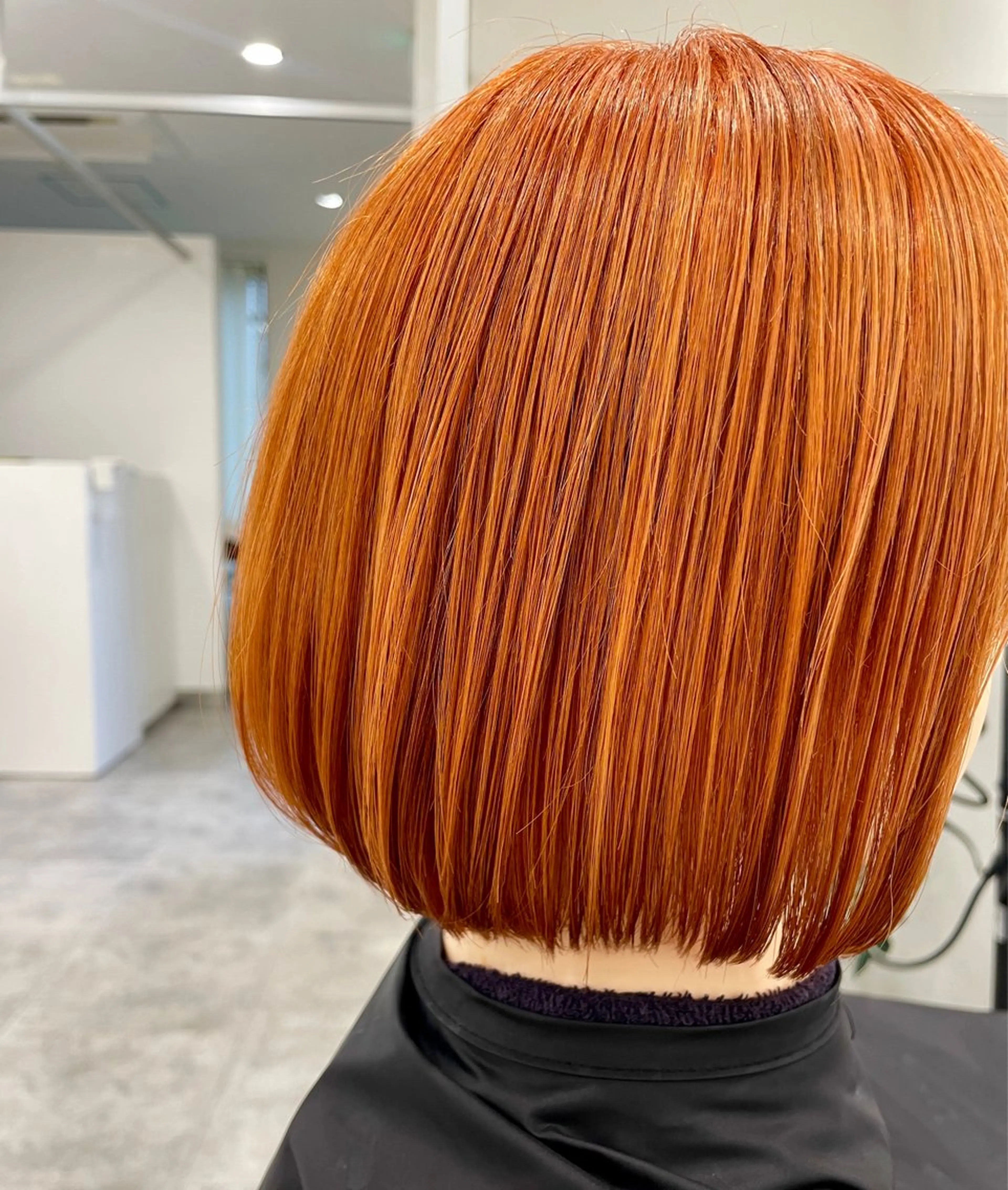 ショート カラー ブリーチ ケアブリーチ ボブ 韓国風ヘア レイヤーカット 💝似合わせカット& カラーＵｒｕｎａ💝のヘアスタイル