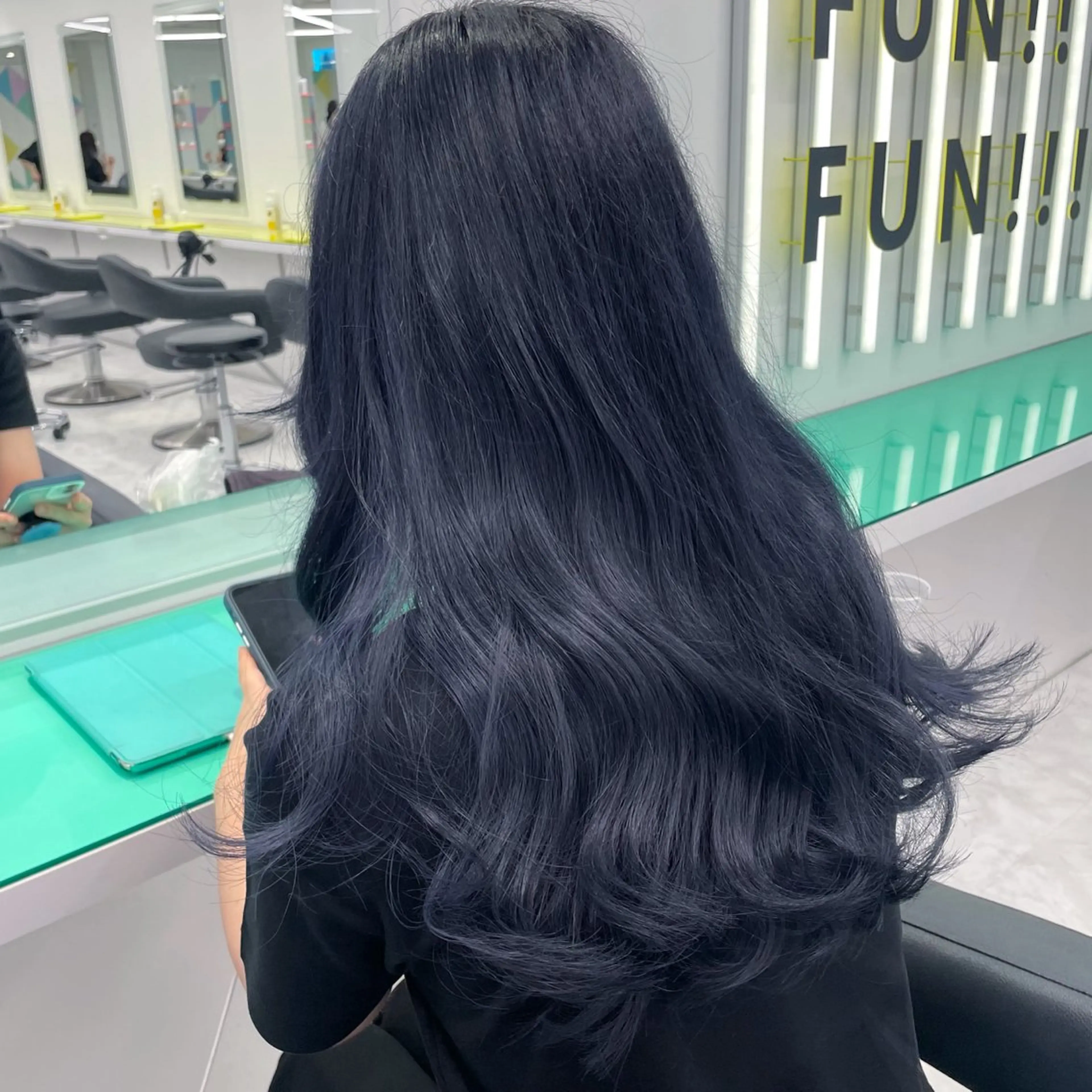 ロング ヘアカラー トリートメント 🦋韓国風カラー🦋 こうせい原宿のヘアスタイル