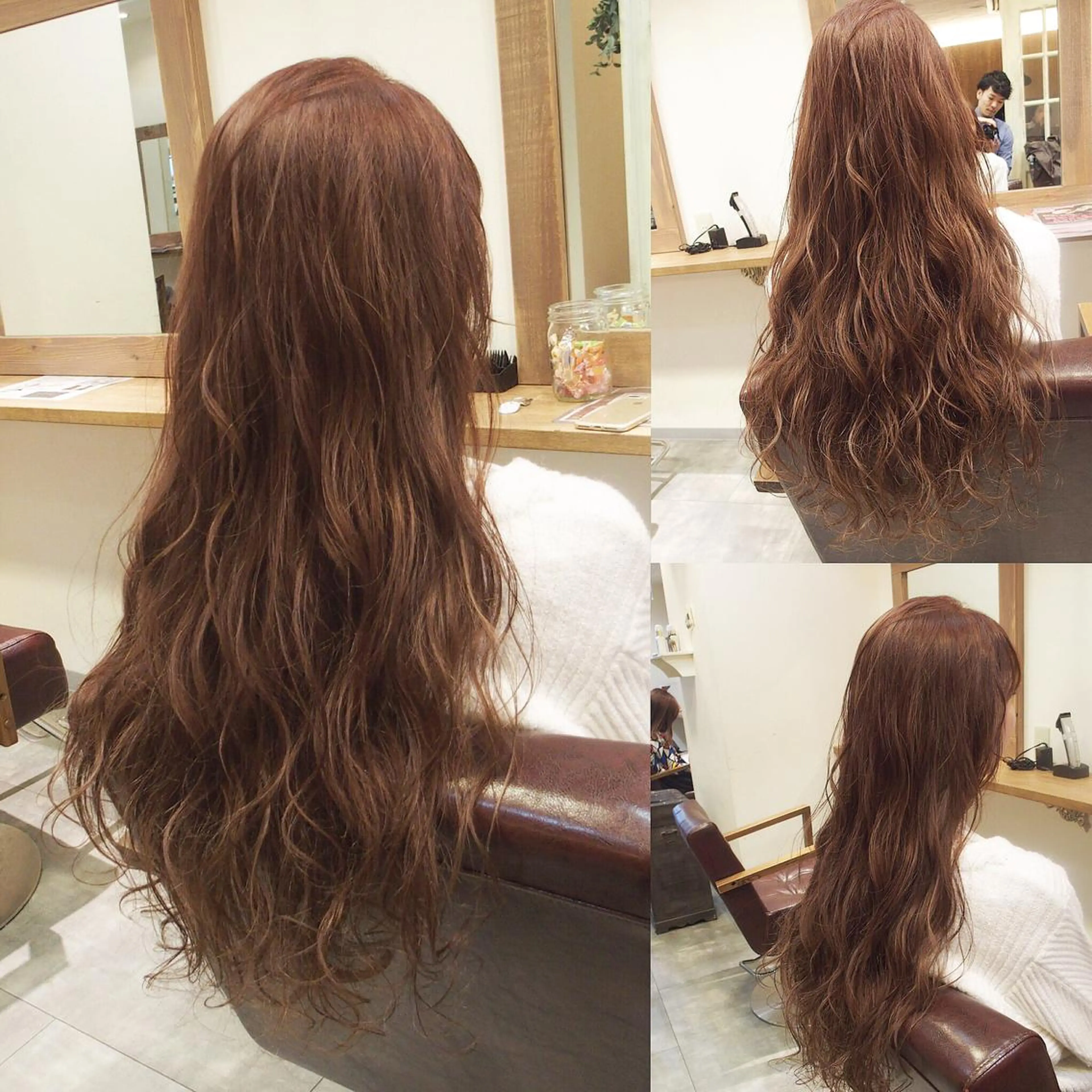 ロング カラー アッシュ 透明感カラー ピンクカラー ピンクアッシュ ロング hair salon Ranun髪質改善のヘアスタイル