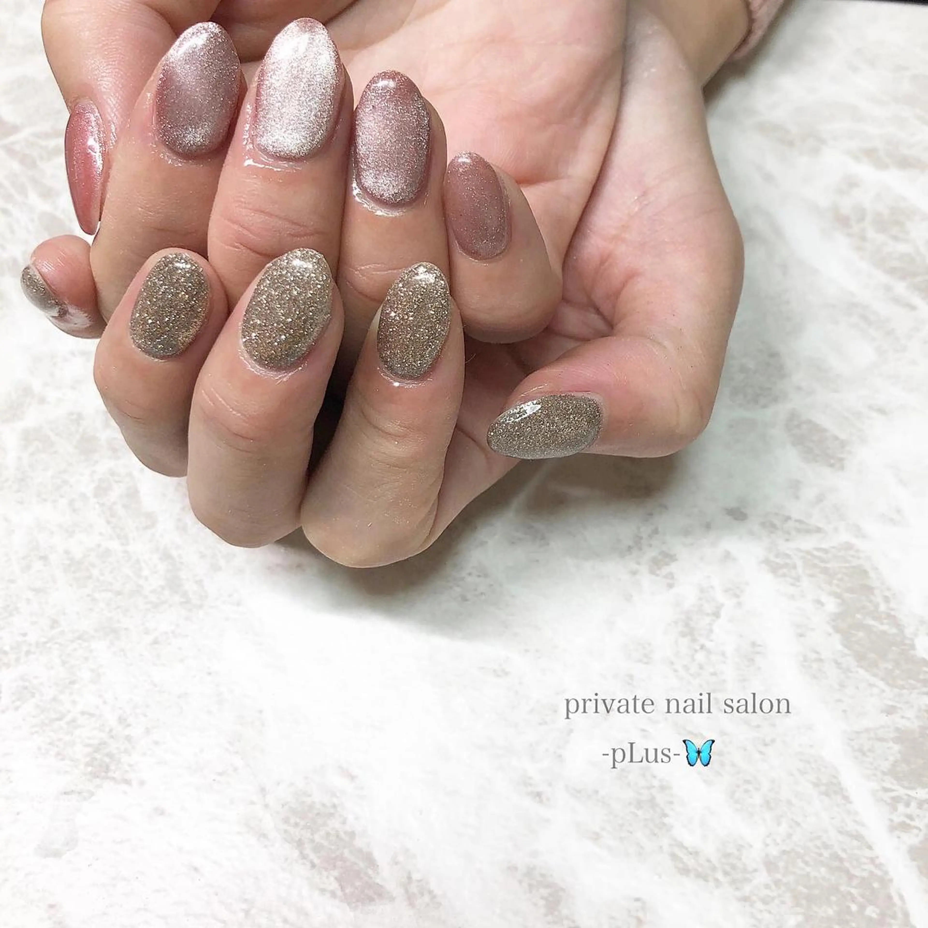 ネイル フラッシュネイル マグネットネイル ハンドネイル nail salon 7_seven_所属・nail salon 7 _seven_のネイルデザイン