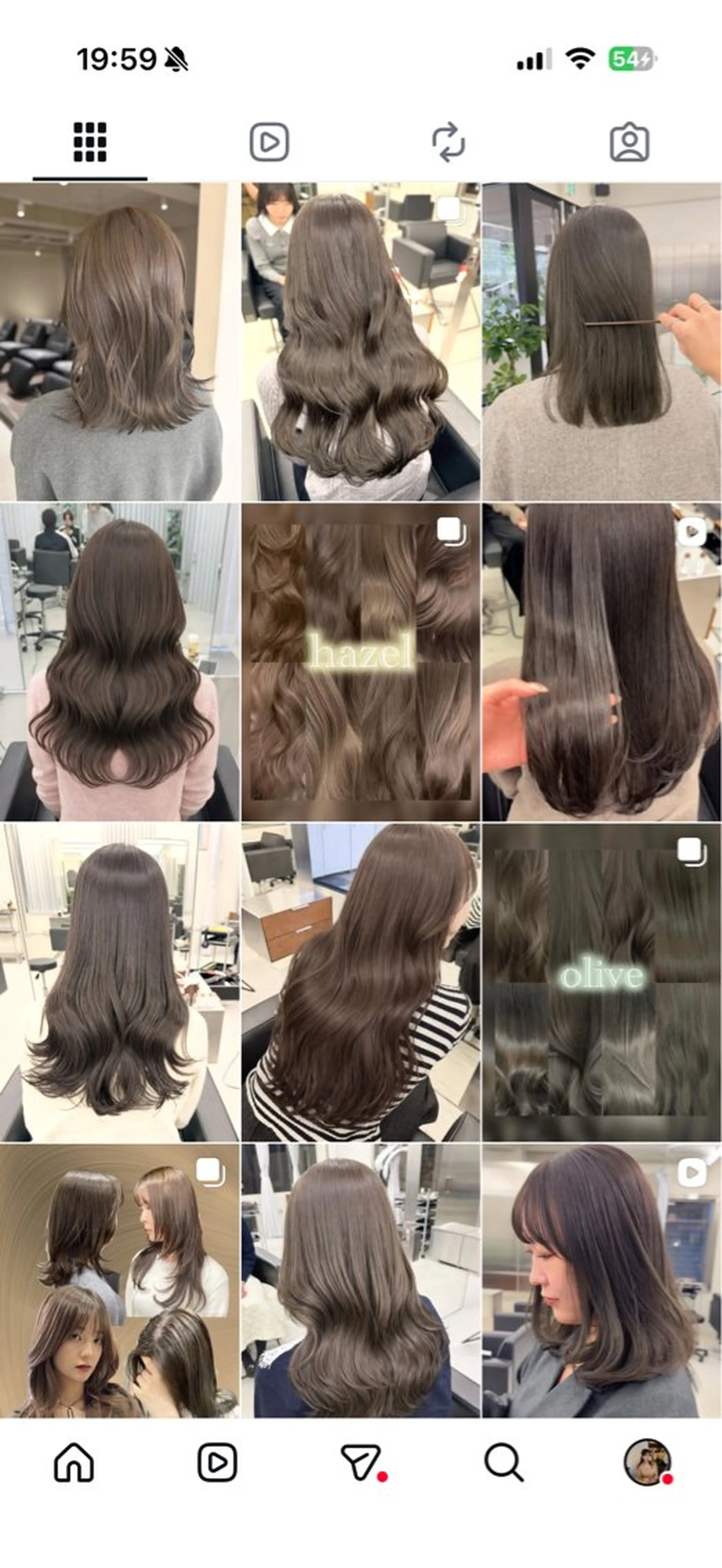 ロング カラー カット ヘアカラー トリートメント 表参道🌿赤み消し カラー/チナツのヘアスタイル