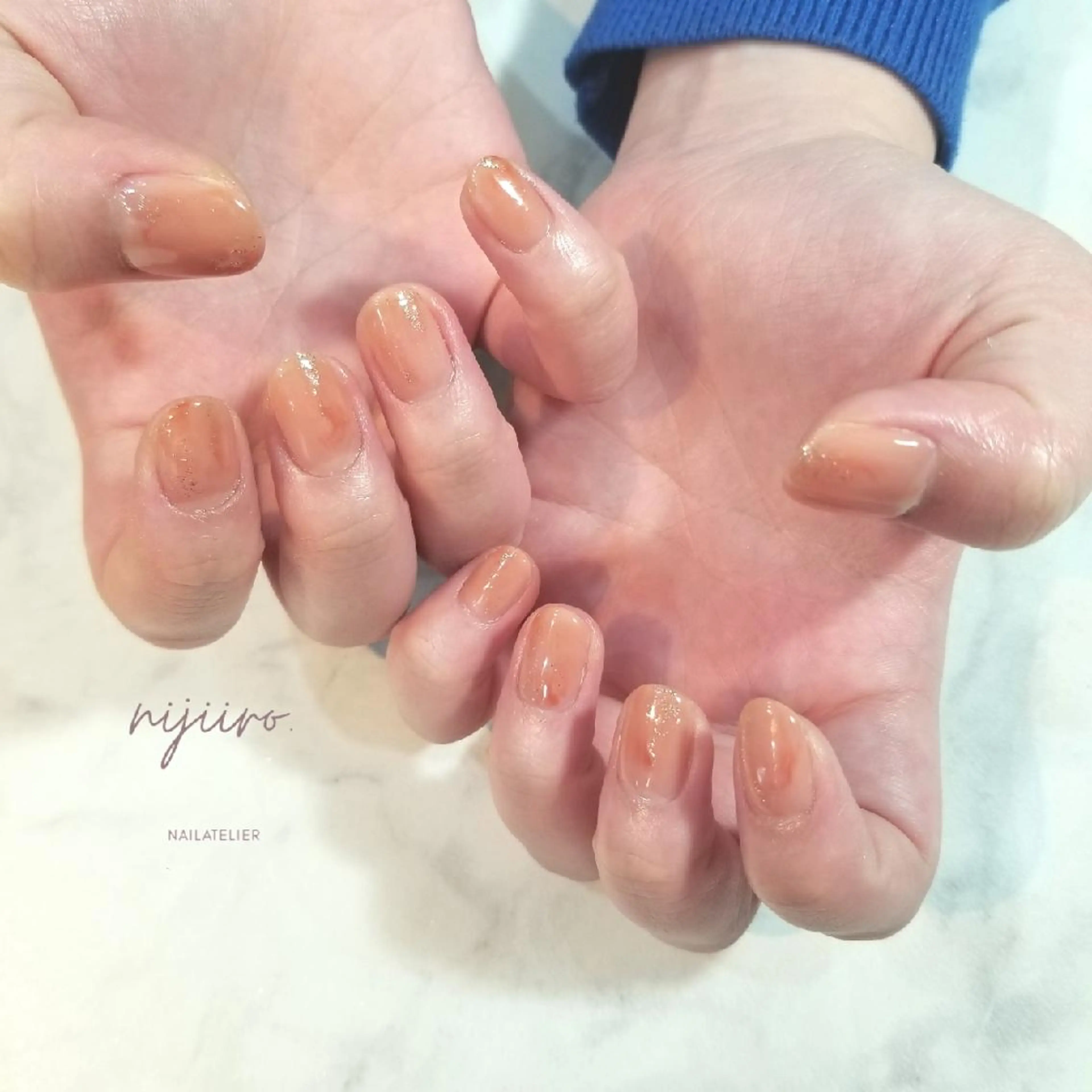ネイル ハンドネイル nailatelier nijiiro.所属・nijiiro🌈 サトウのネイルデザイン