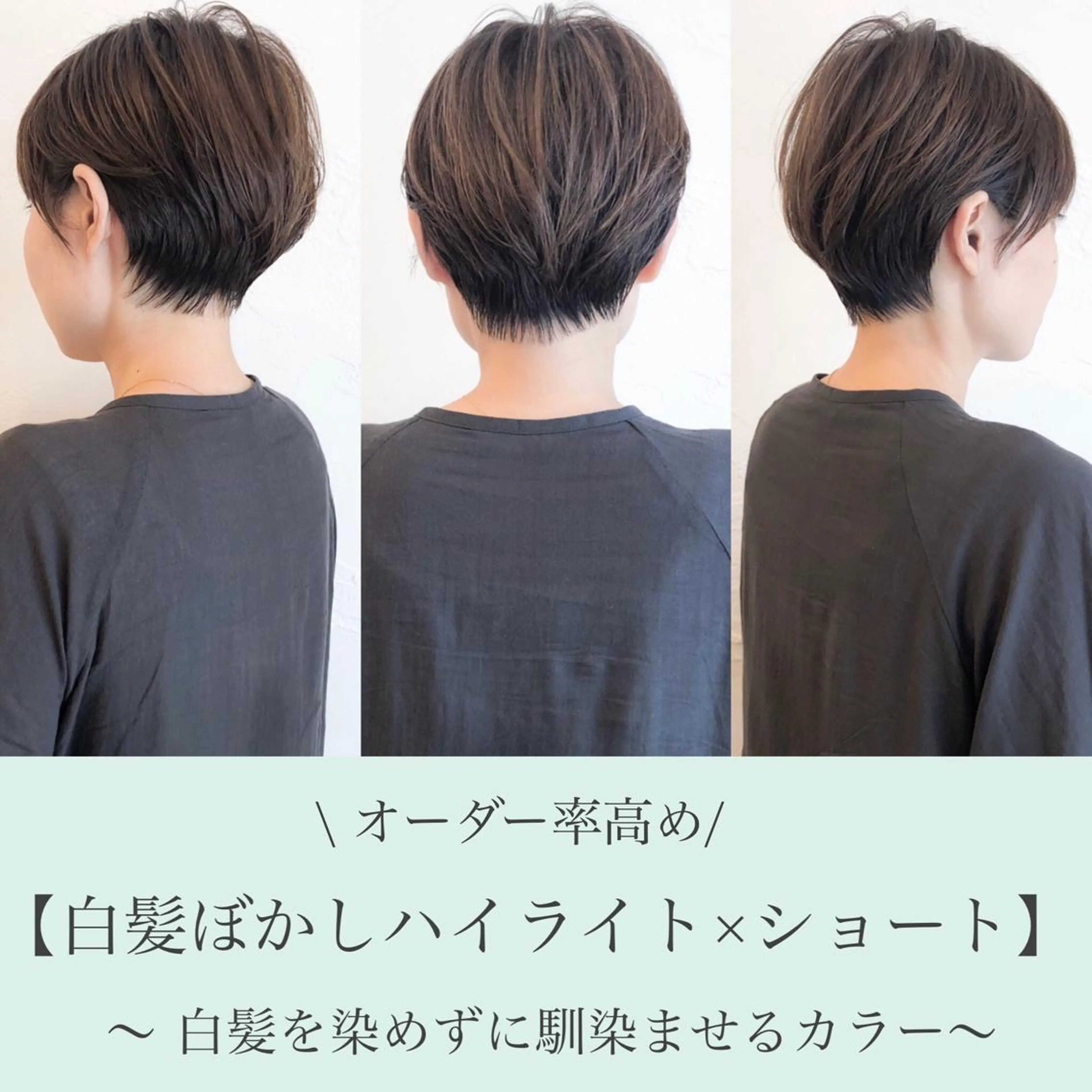 ショート カラー WILLOW 京橋のヘアスタイル