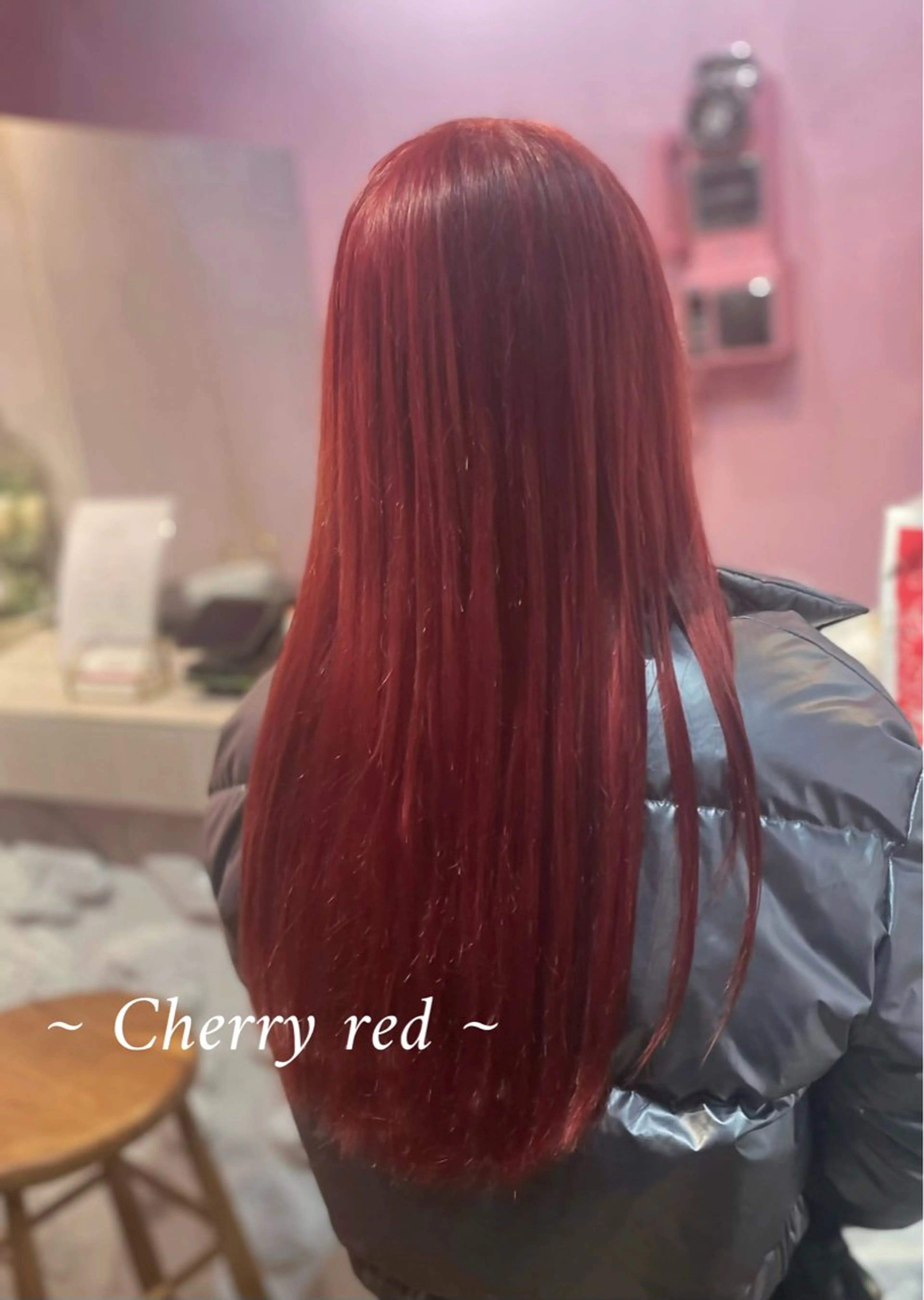 カラー ブリーチ レッドカラー カット、縮毛矯正 モデル募集🎀あゆみのヘアスタイル