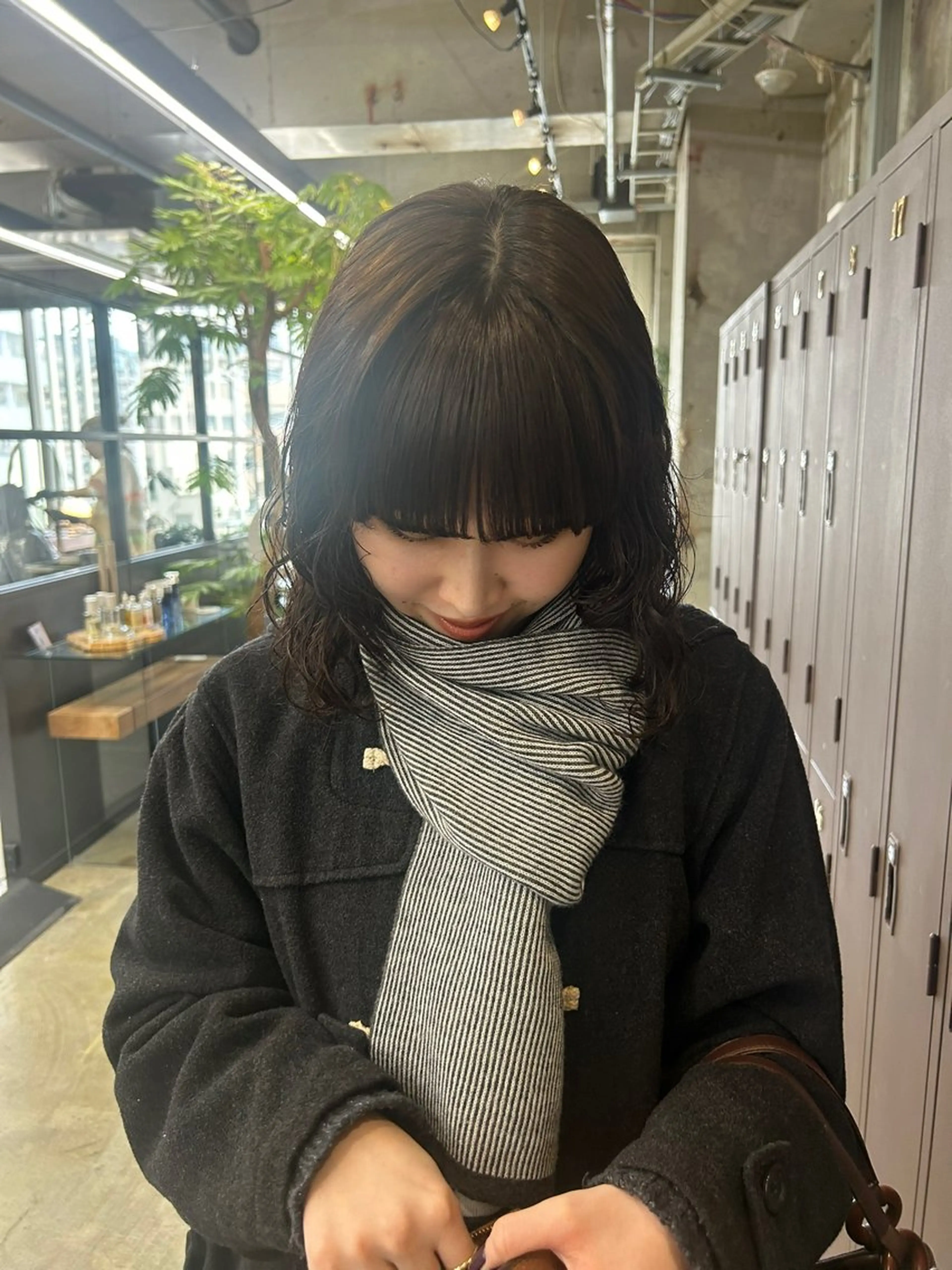 ミディアム カラー カット ヘアカラー パーマ 伊藤ほのか /パーマ/ショートのヘアスタイル