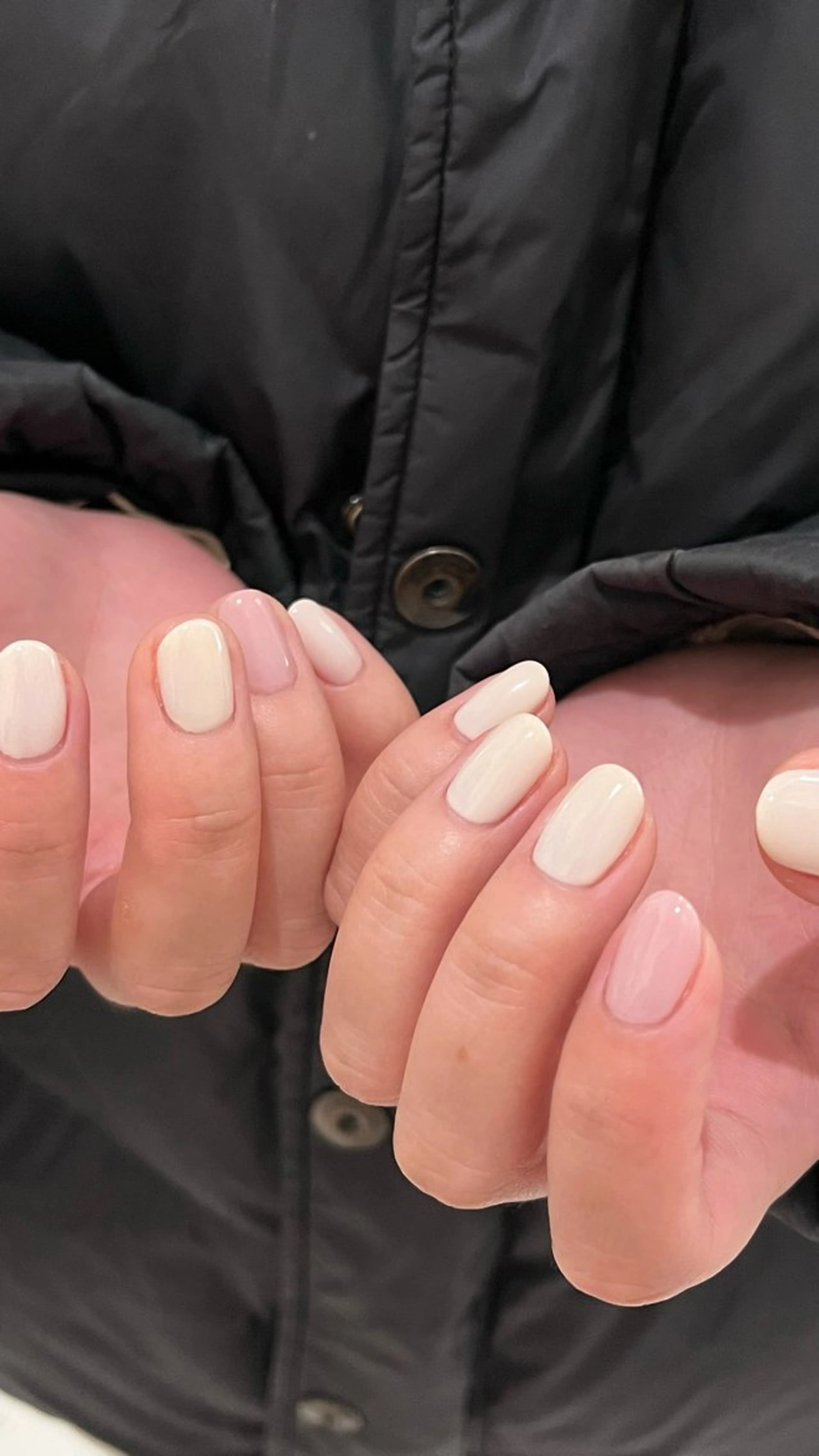 ネイル ワンカラーネイル ピンク 深澤 月琉のネイルデザイン