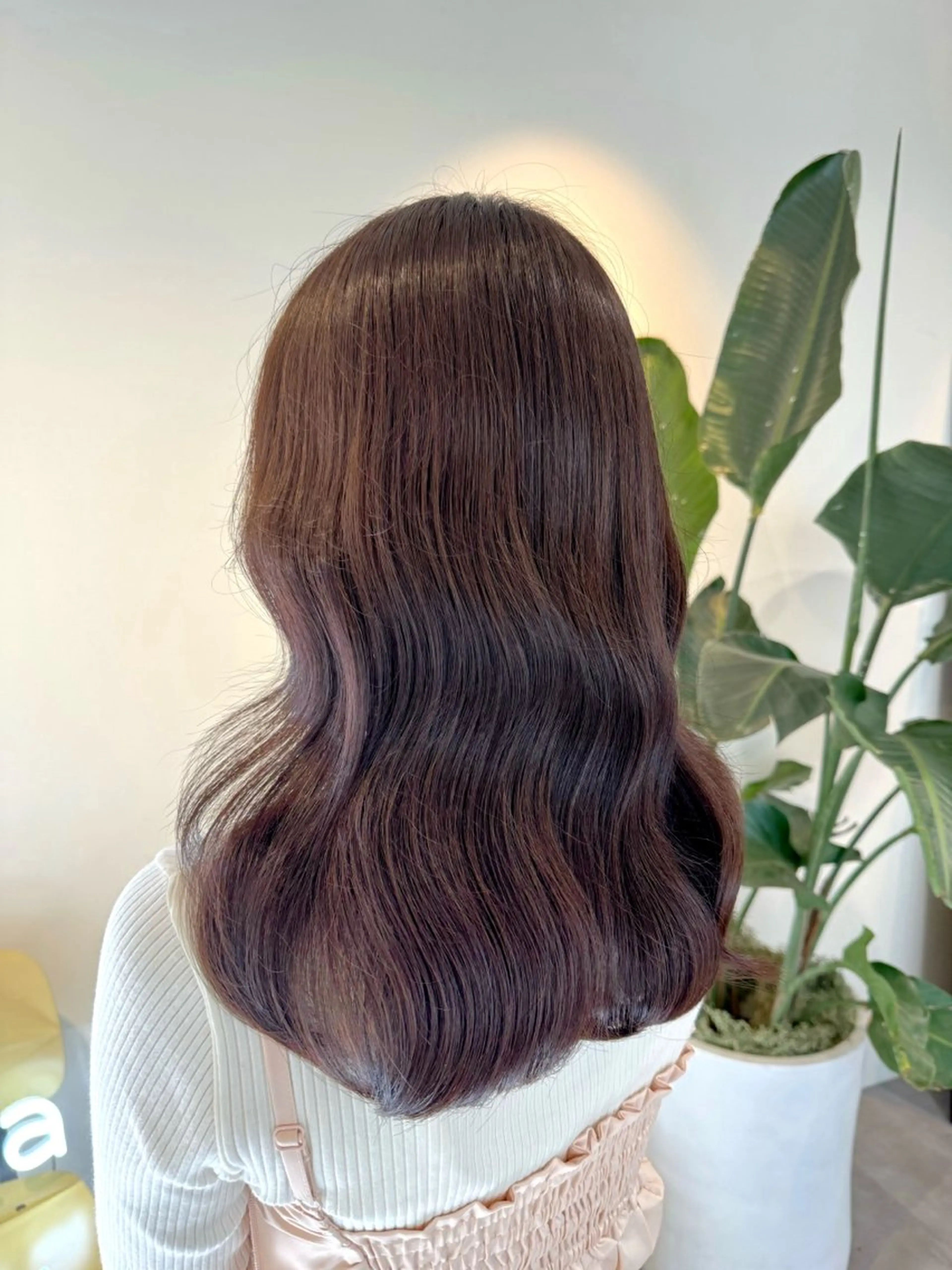 ロング カラー グレージュ ayaka♡ 柔らかカラーのヘアスタイル