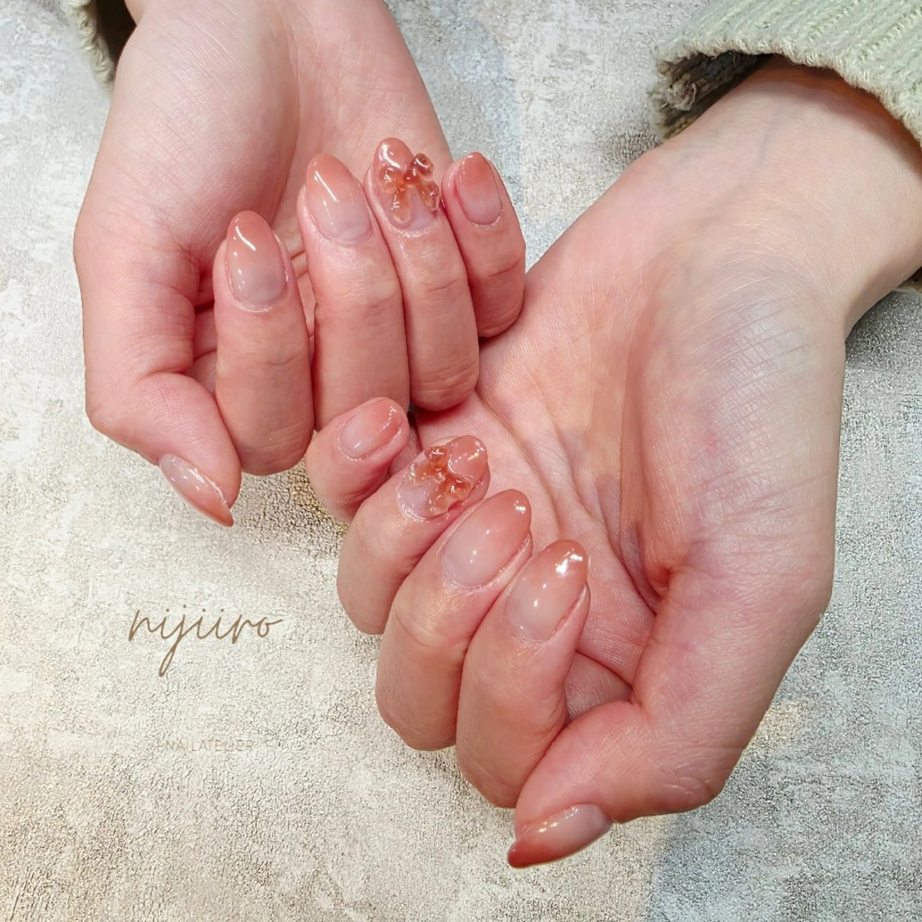 ネイル ハンドネイル nailatelier nijiiro.所属・nijiiro🌈 サトウのネイルデザイン