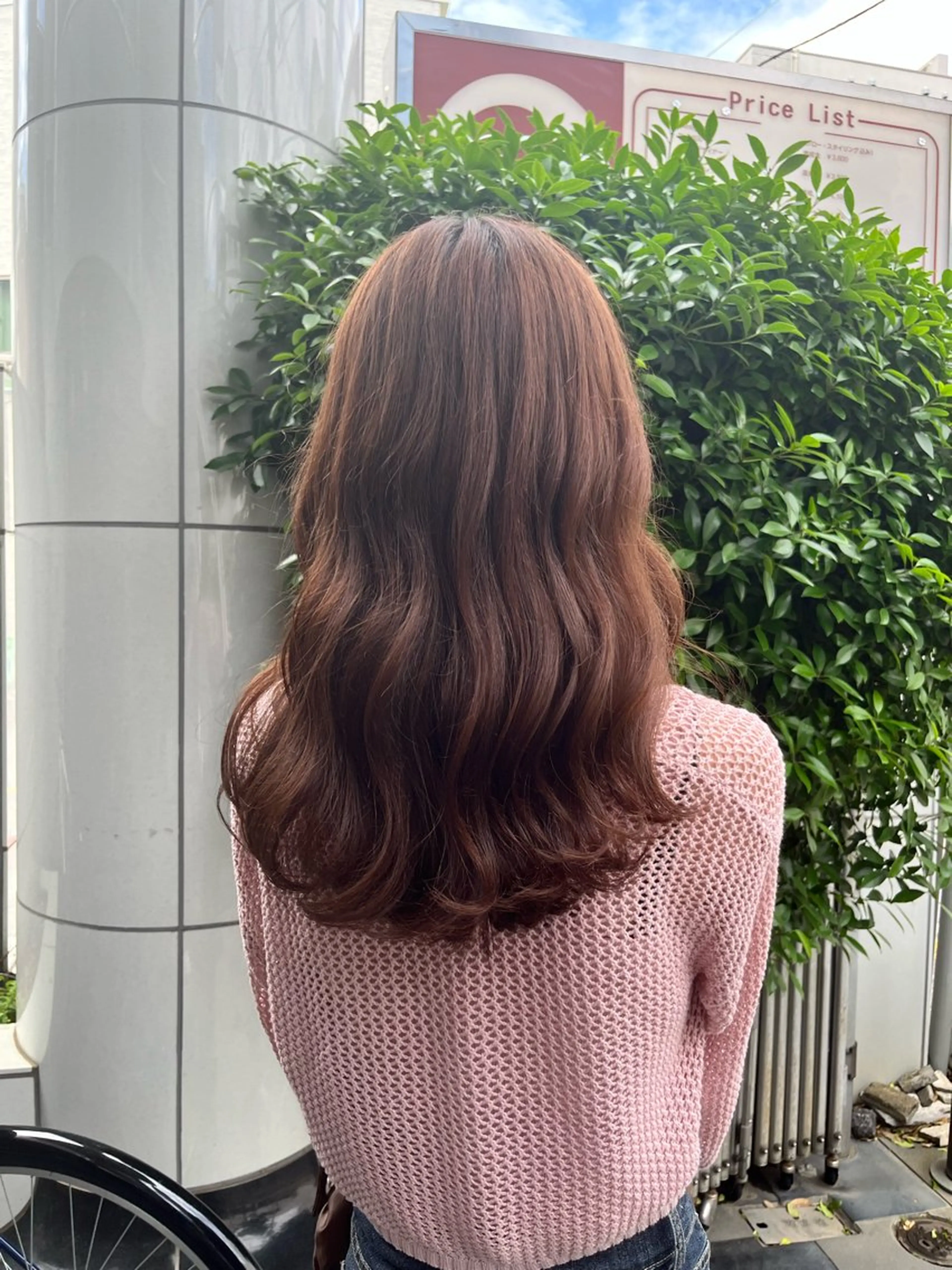 ロング カット ヘアカラー トリートメント 西形 梨瑚のヘアスタイル
