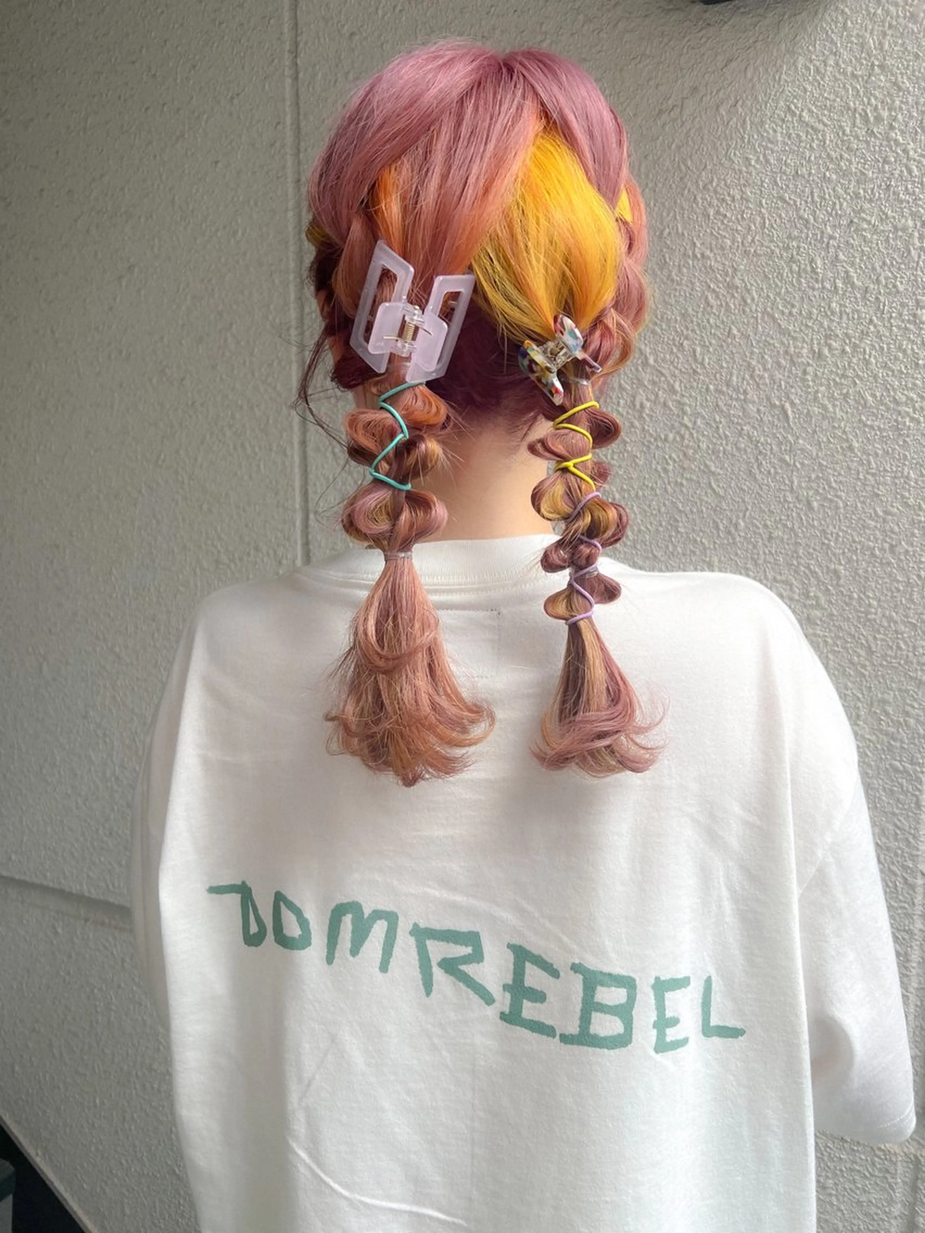 セミロング カラー ヘアアレンジ カラーパティシエ facce🌼ikoのヘアスタイル