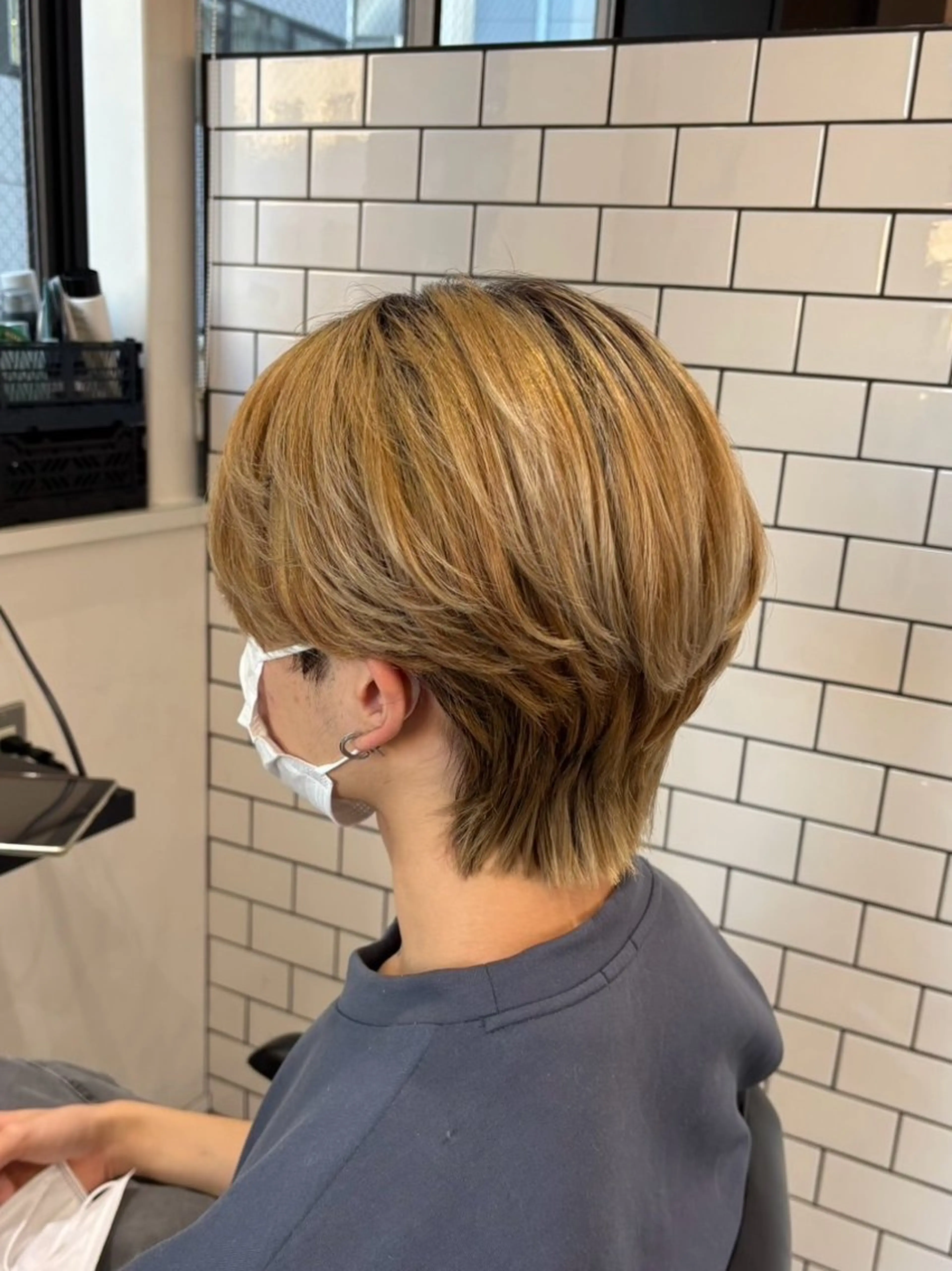 ✂️メンズカット ウルフヘア✂️の写真