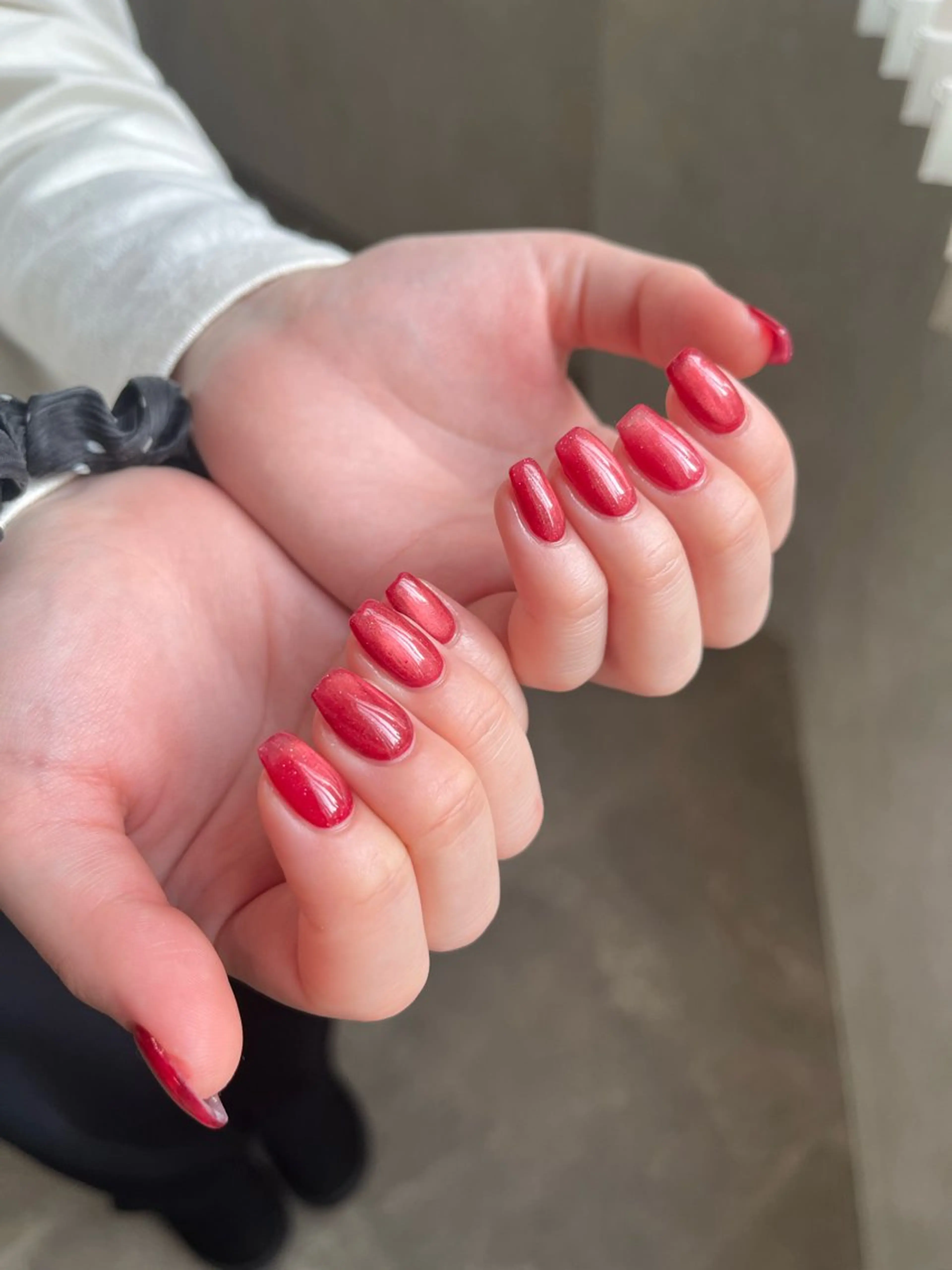 ネイル マグネットネイル マグネットワンカラー ワンカラーネイル ハンドネイル repos mikuのネイルデザイン