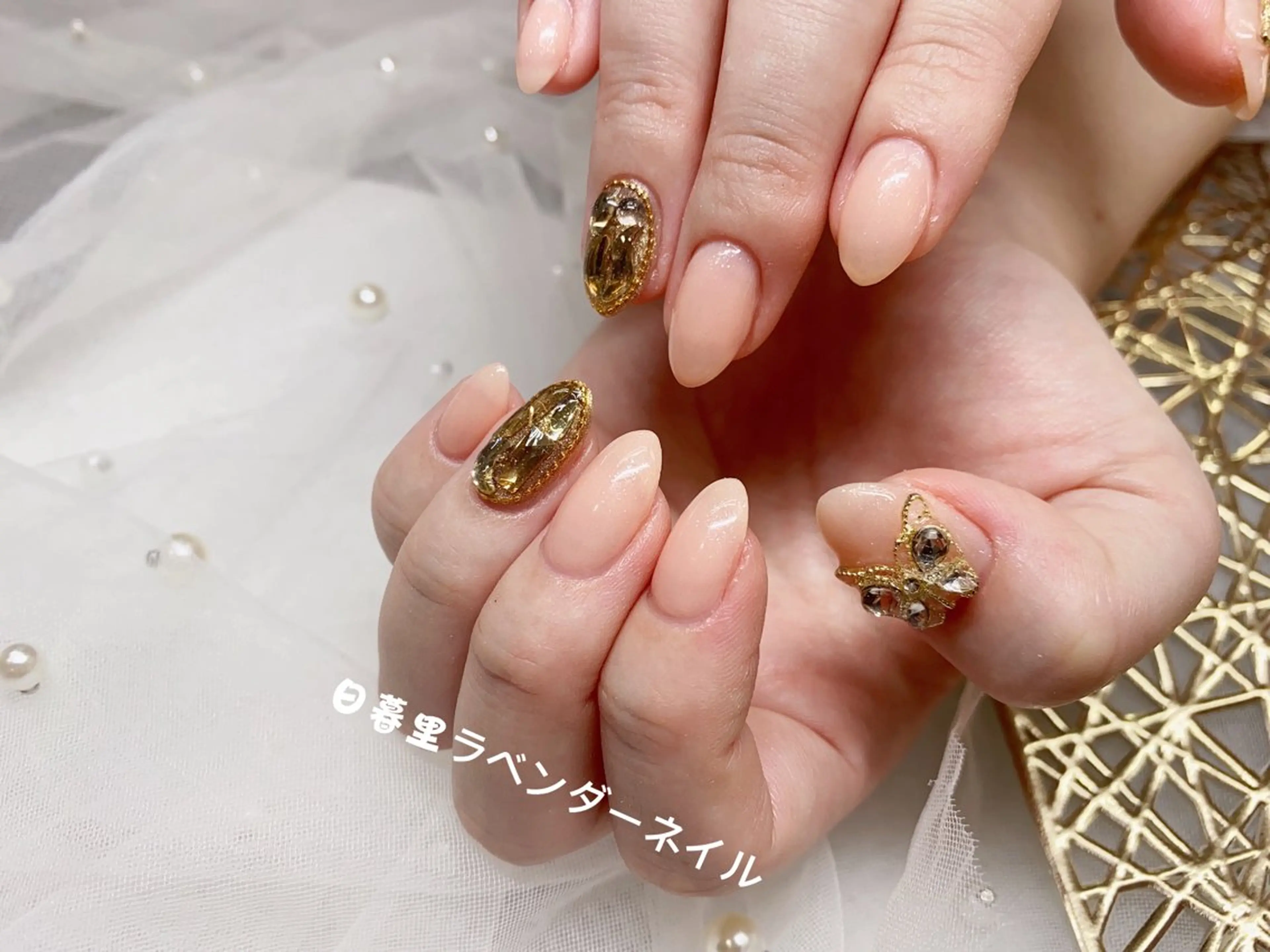 ネイル ラベンダー💖日暮里 ルル💖ネイルのネイルデザイン