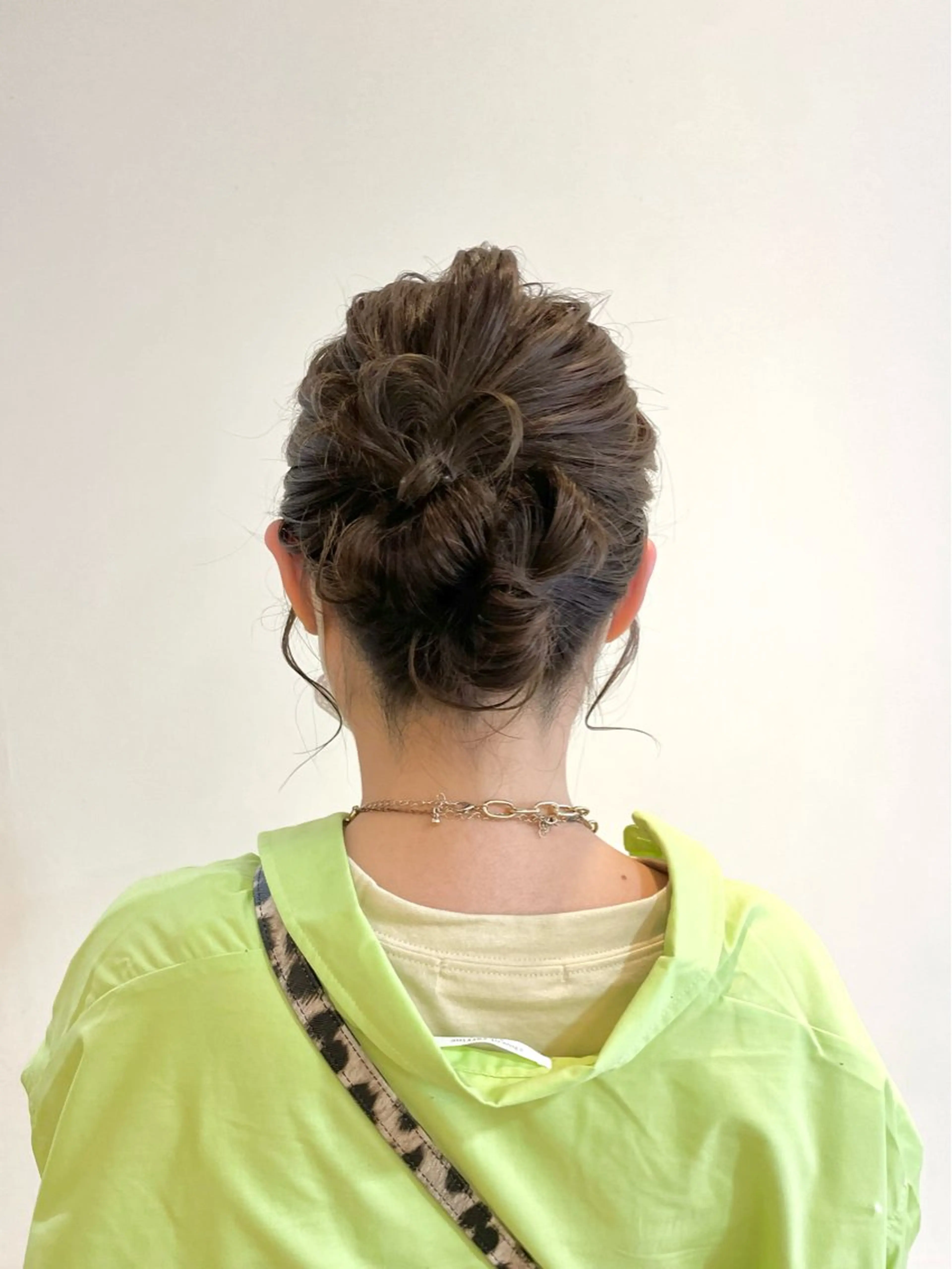 セミロング ヘアアレンジ mizu🐾 hair braceのヘアスタイル