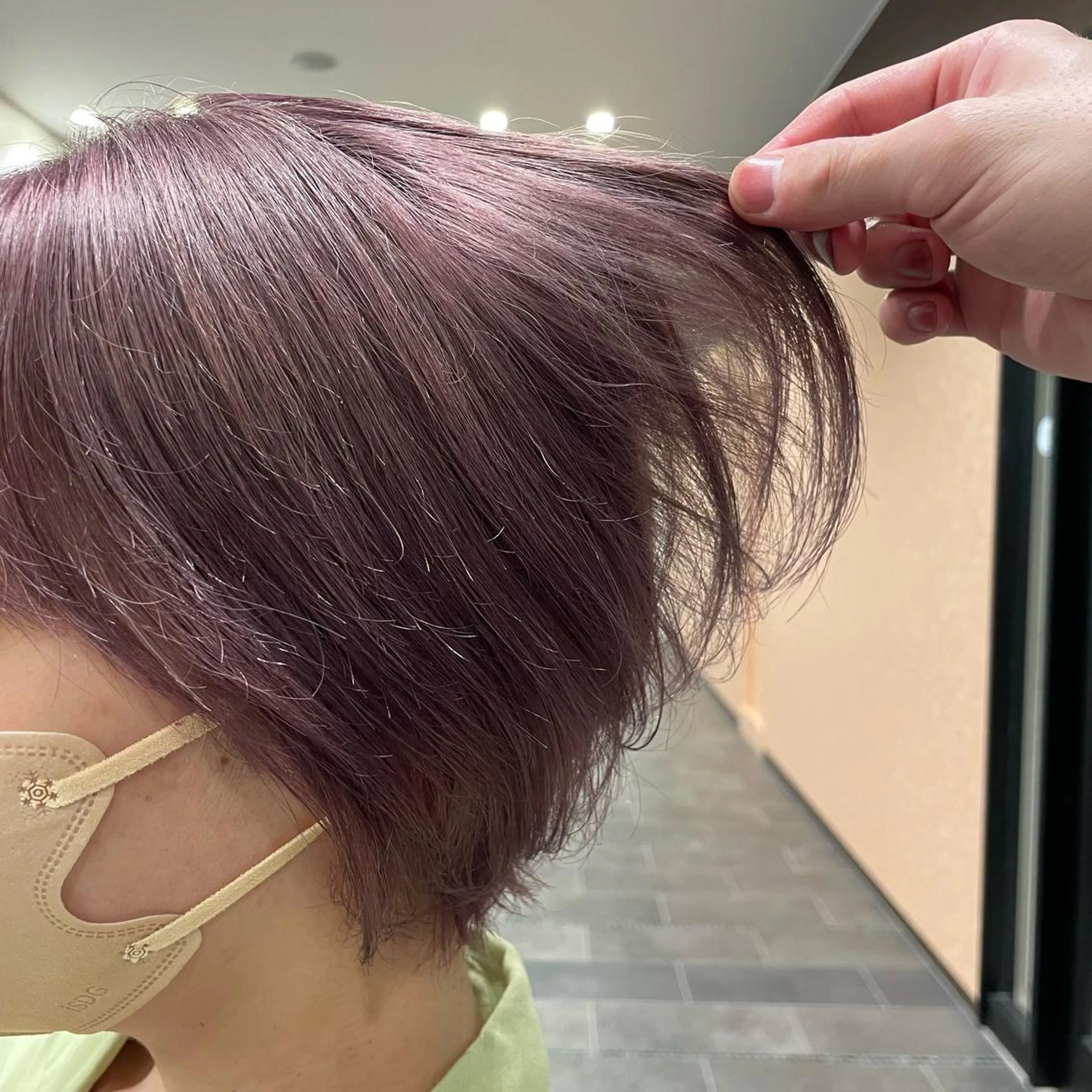 ミディアム カラー La Blessグランサロン梅田店所属・梅田美容室/ ウルフカットのヘアスタイル