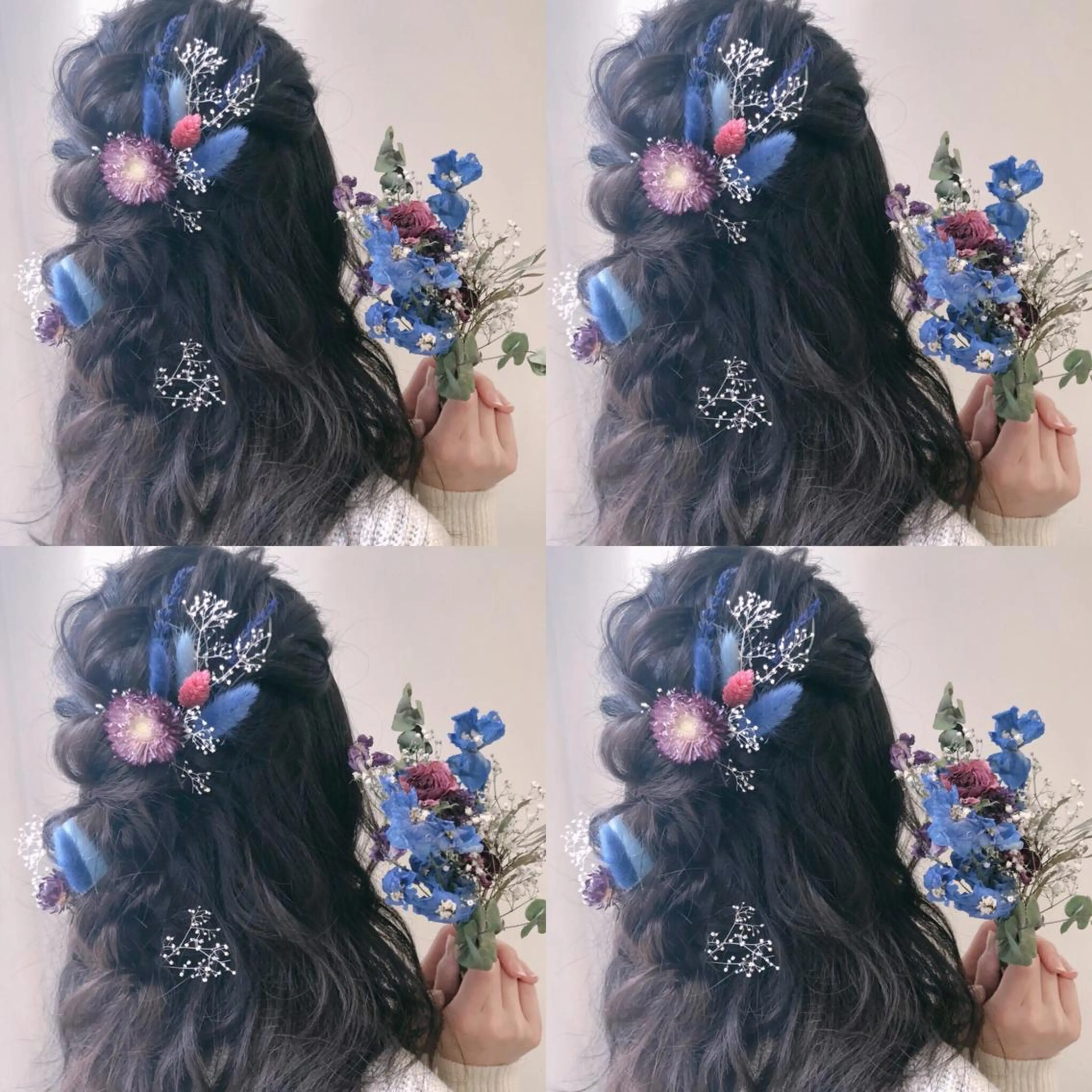 ミディアム ヘアアレンジ ハーフアップ ヘアセット 🌷MAYU 🌷のヘアスタイル