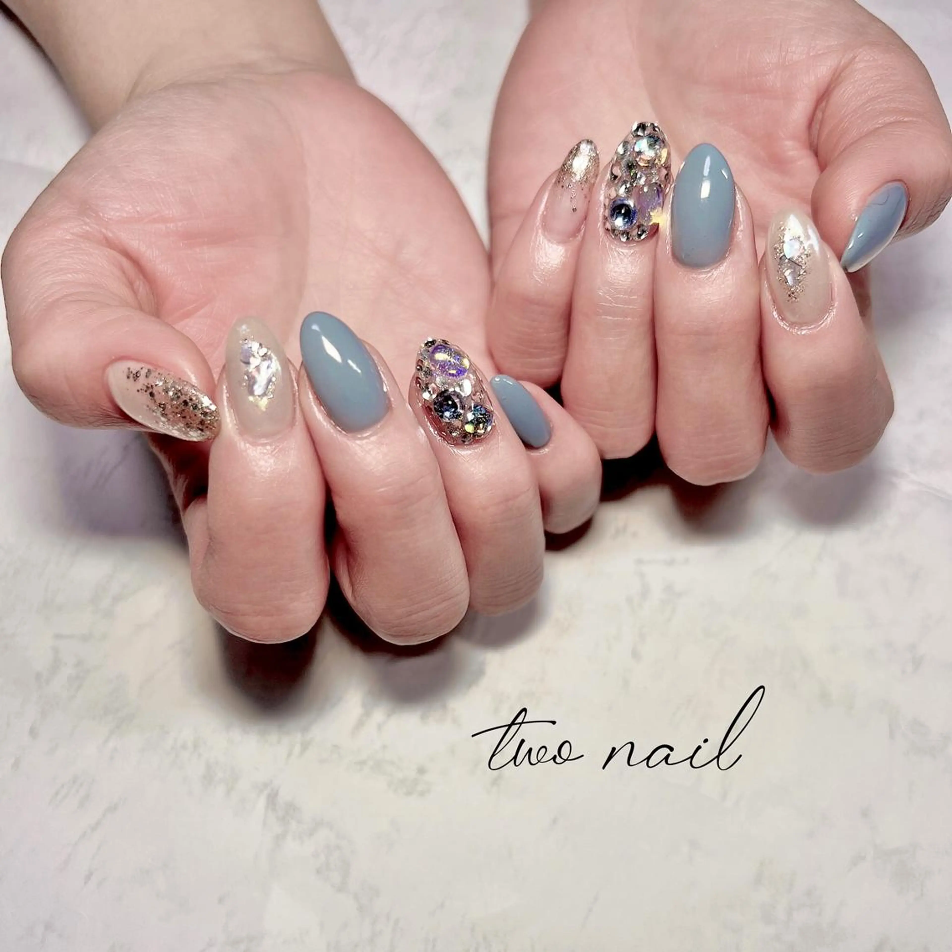 ネイル アートネイル フットネイル ハート ニュアンスネイル オフィスネイル two nailのネイルデザイン