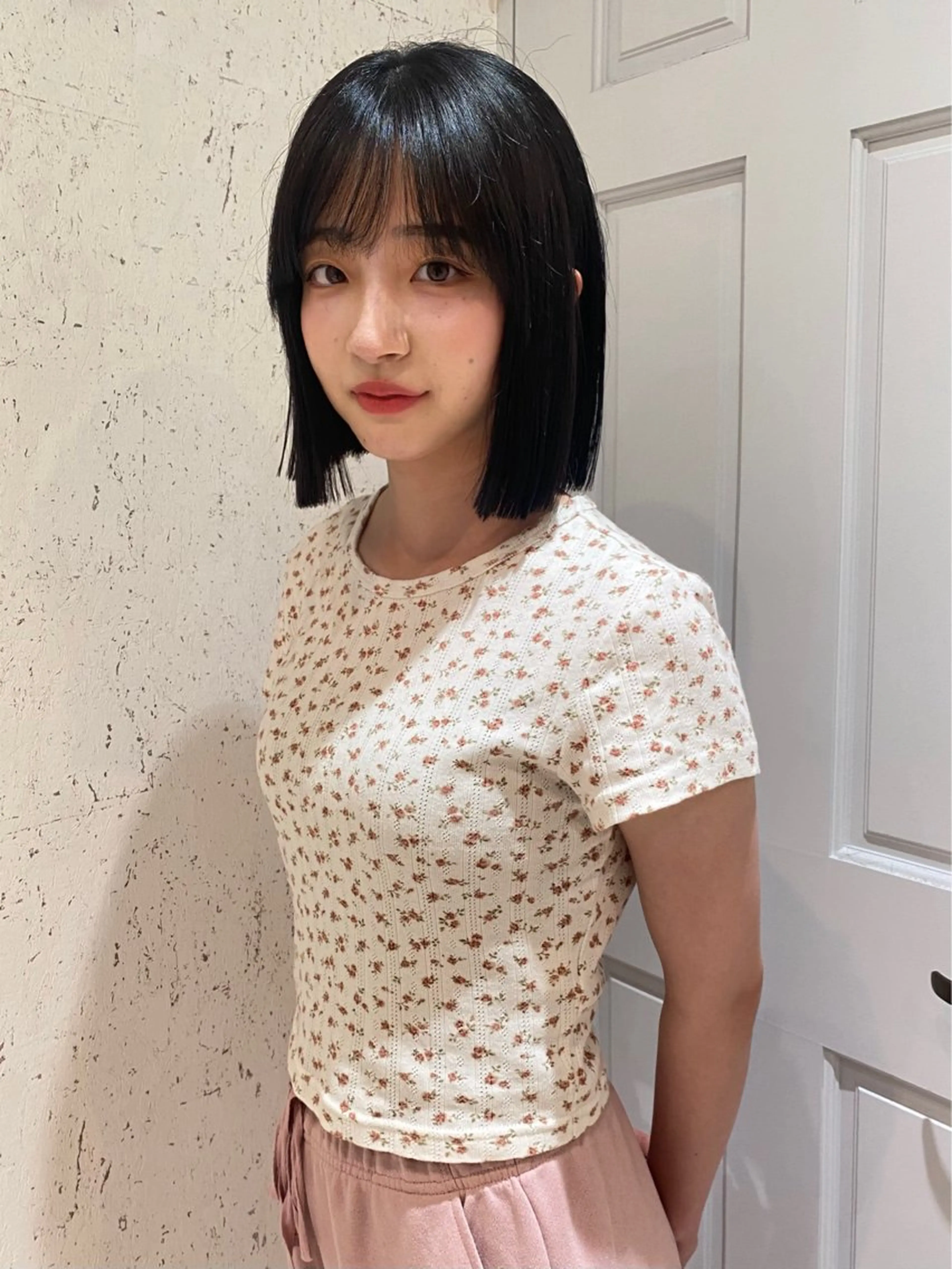 ショート カラー パーマ 似合わせカット カット ヘアカラー 縮毛矯正 トリートメント mai / linoah˚✧のヘアスタイル