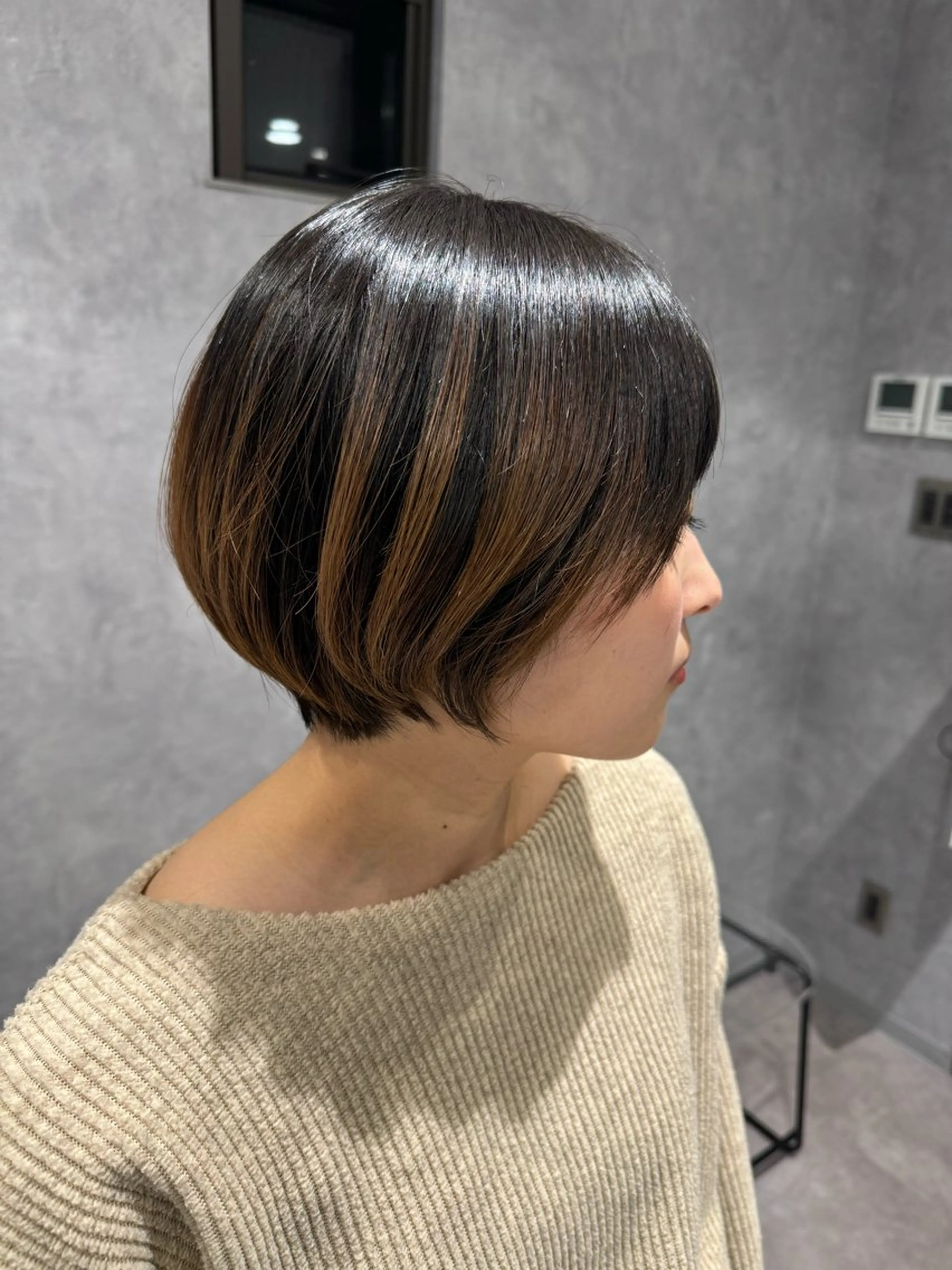 ショート HEDI所属・茨木 まひろのヘアスタイル