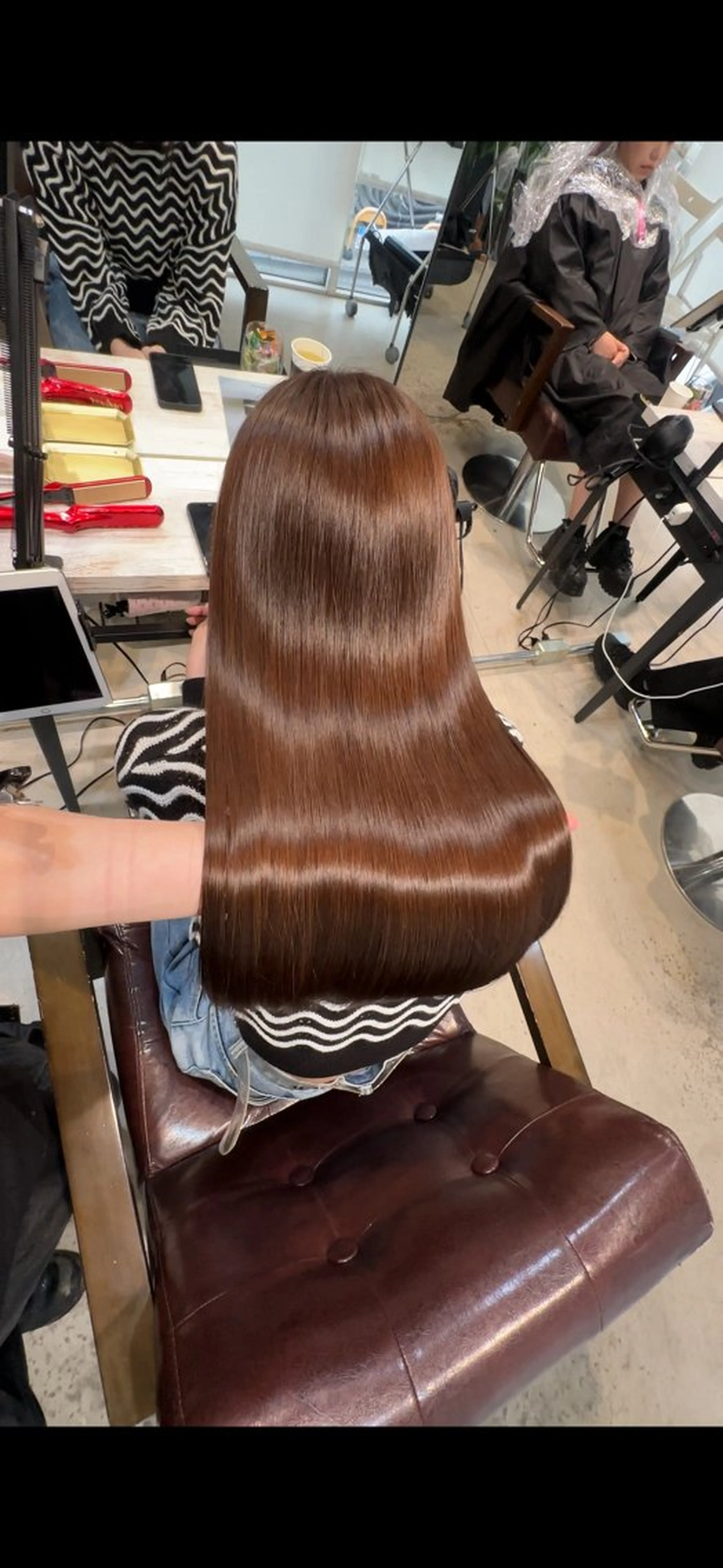 ロング カラー ブリーチ ダブルカラー ブリーチなしカラー レイヤーカット/ ボブカット/ケンヤのヘアスタイル