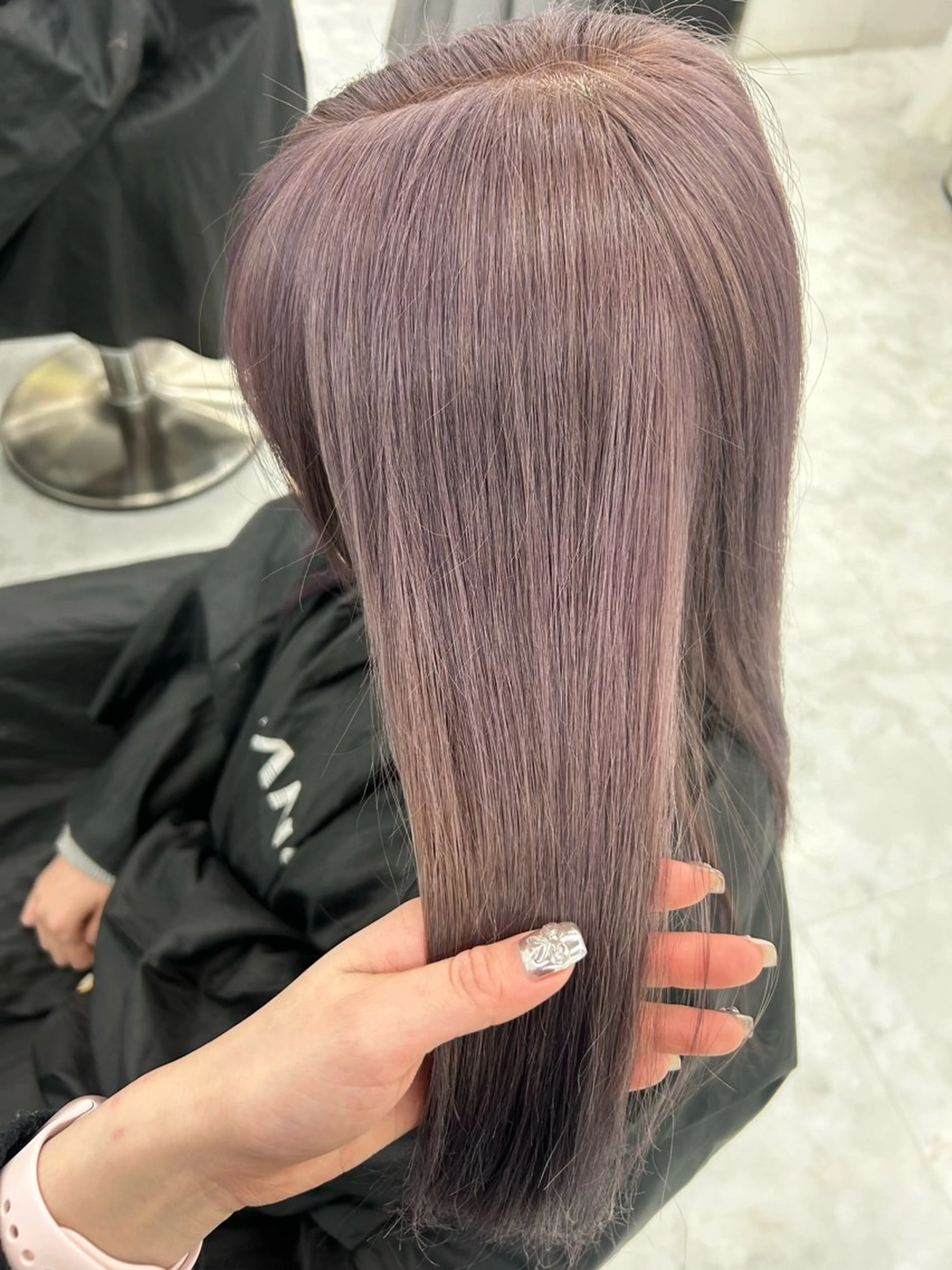 ロング 淡色ラベンダー♡ ニーナ🎀🦙のヘアスタイル