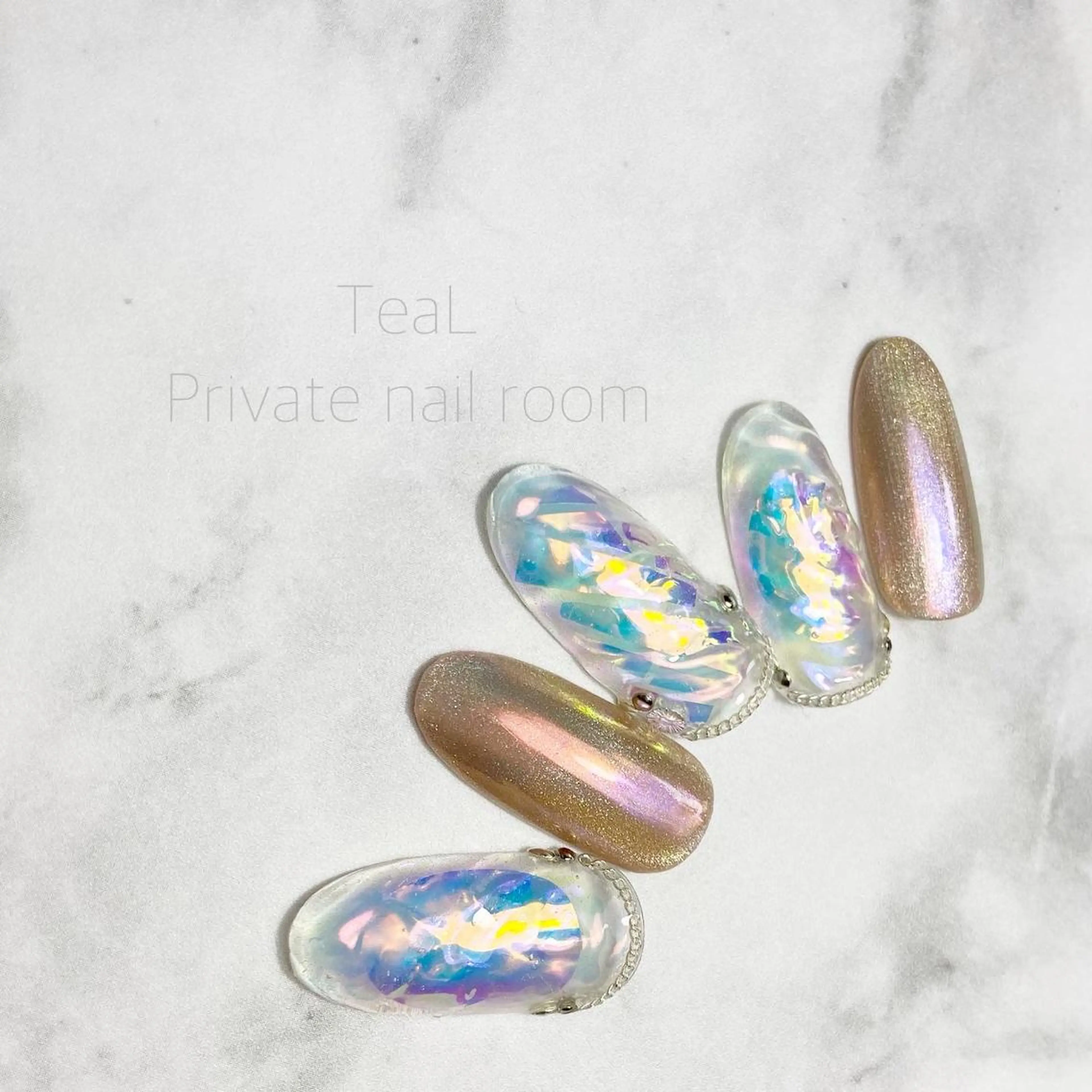ネイル ハンドネイル TeaL nailのネイルデザイン