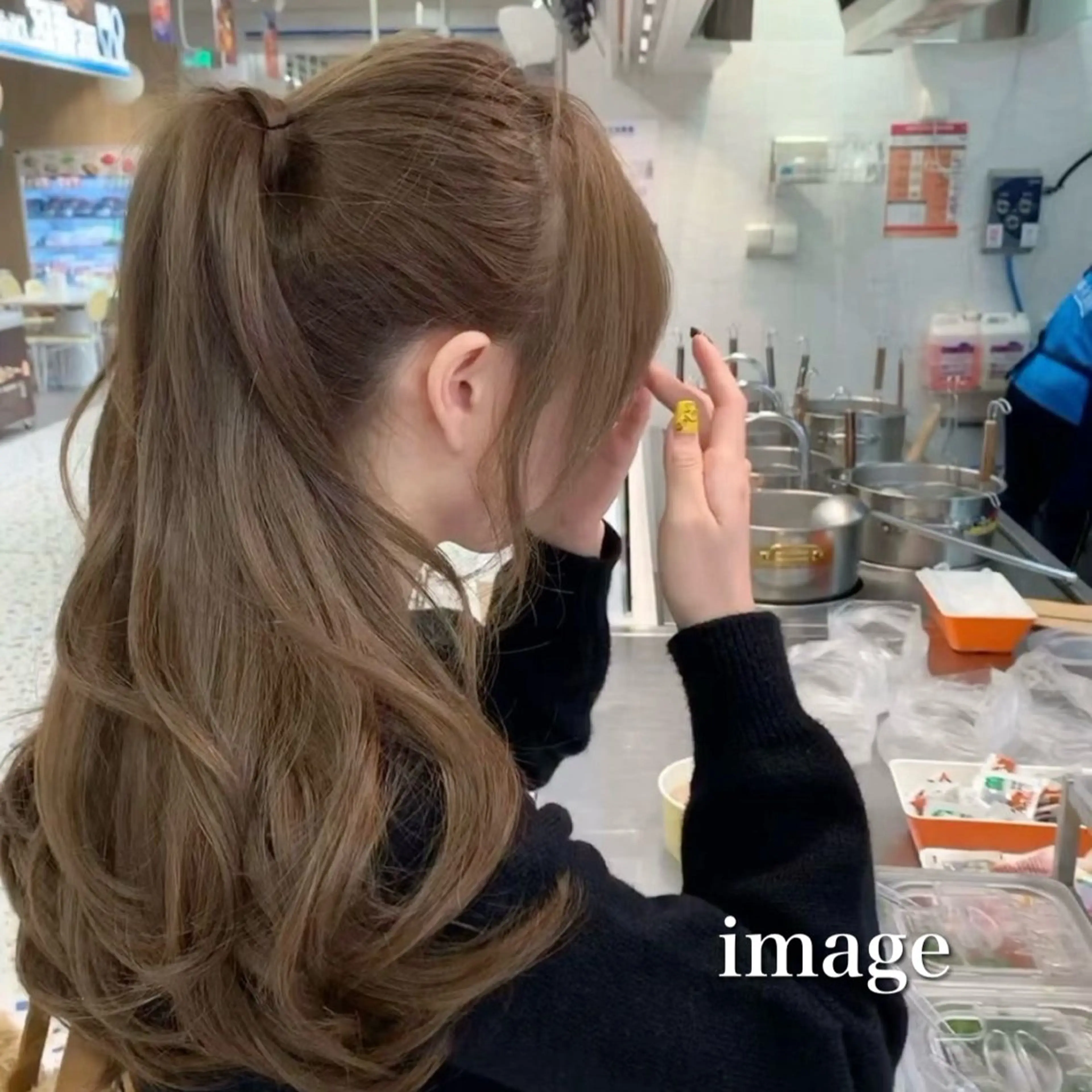 ロング カラー ヘアアレンジ カット ヘアカラー トリートメント ヘアセット 透明感💕今っぽ似合 わせ𝐍𝐨. 𝟏のヘアスタイル