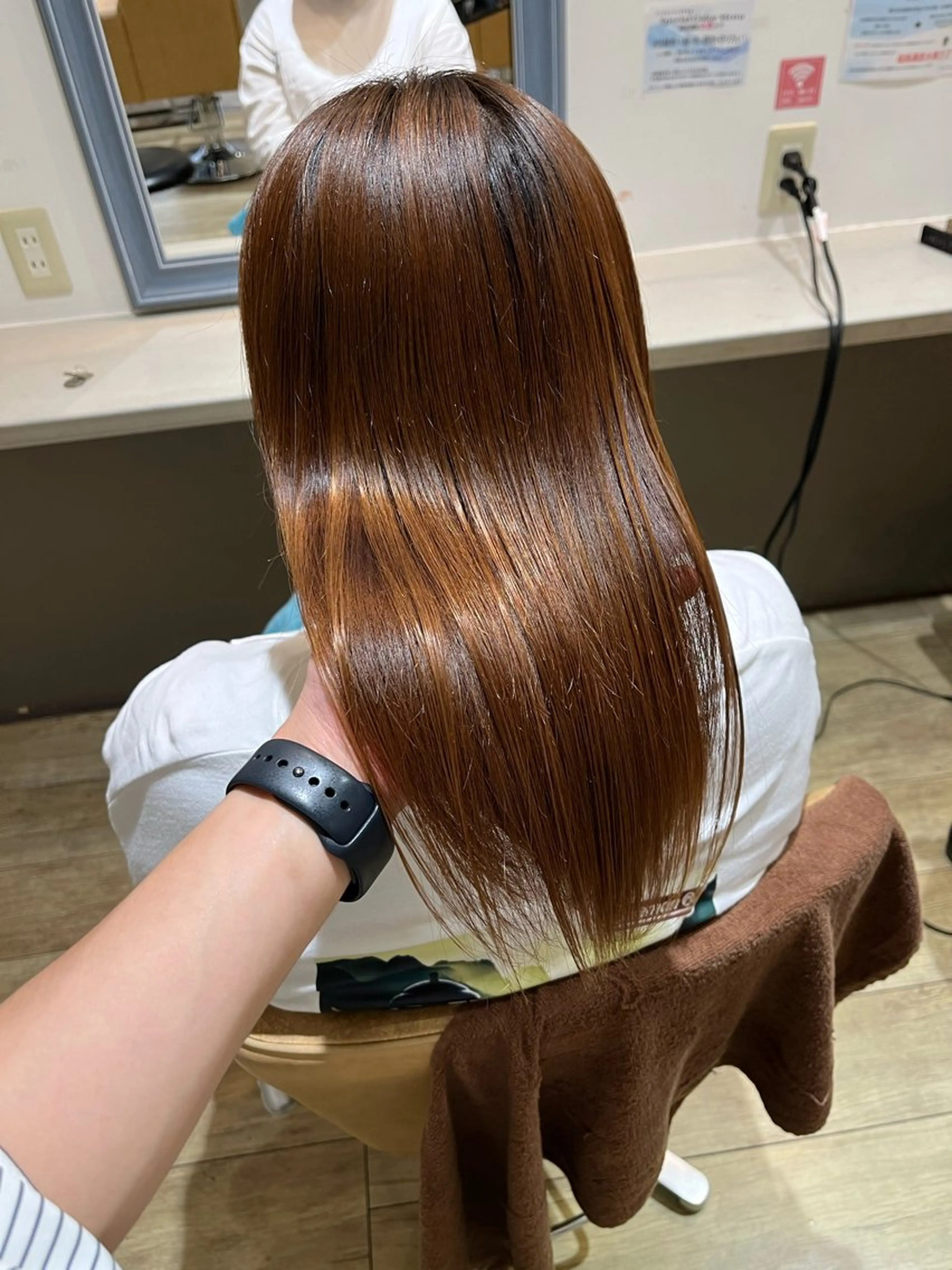 ミディアム パーマ 中山 響希のヘアスタイル