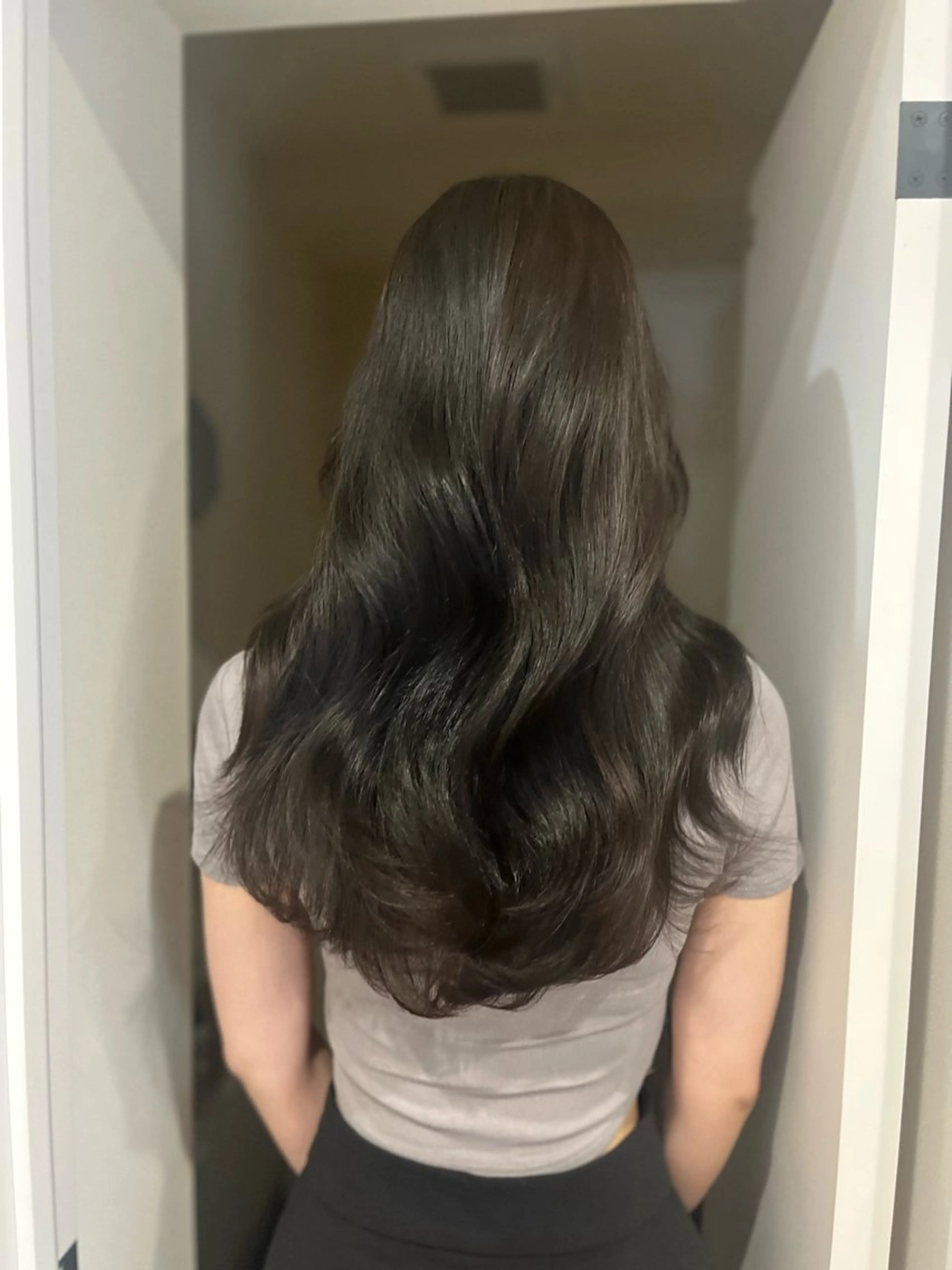 ロング カラー Sugar【シュガー】所属・ブリーチなしWカラー /レイヤーカット大阪のヘアスタイル