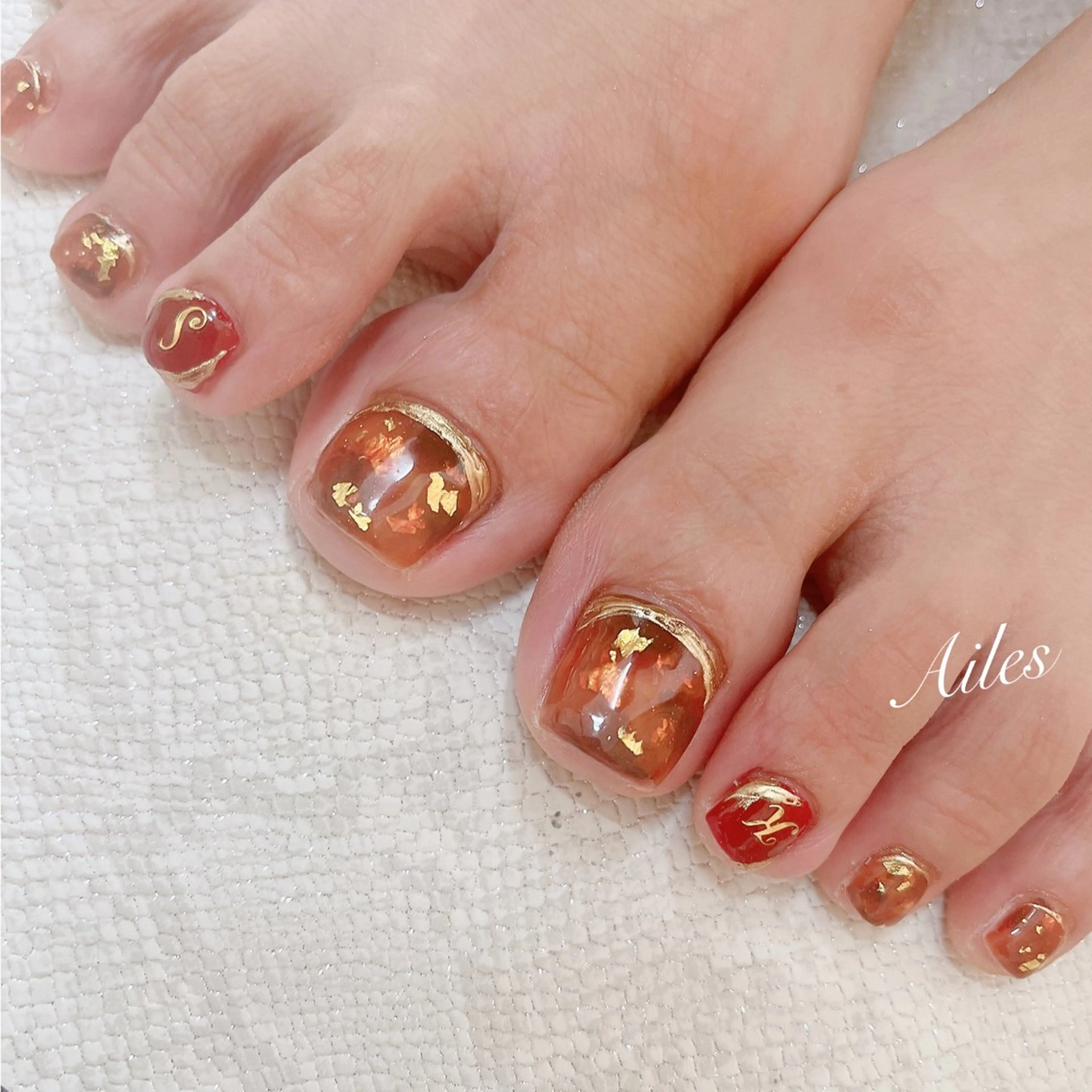 ネイル フットネイル Ailes mayumiのネイルデザイン