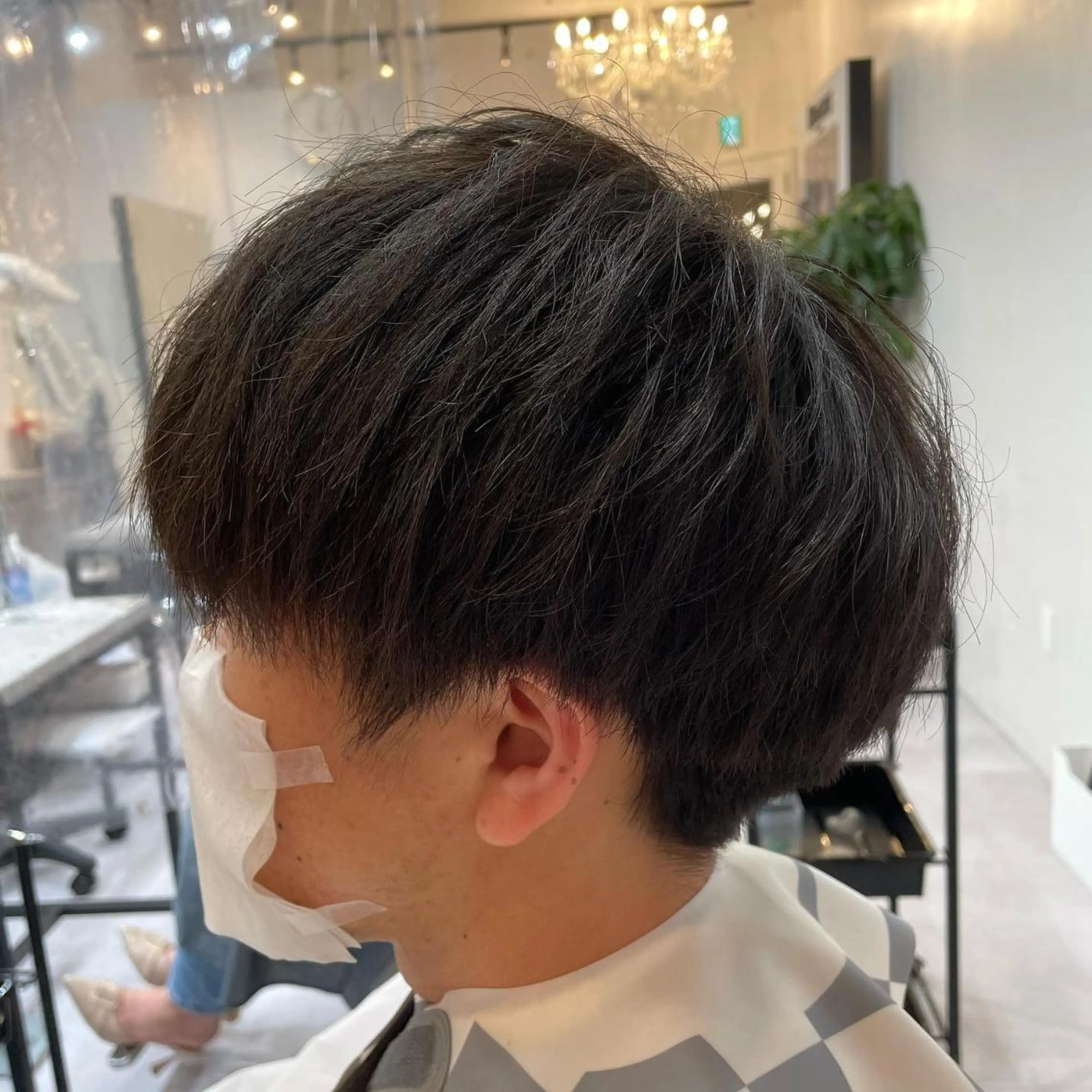 ショート 髪質改善× ハイライト溝江のヘアスタイル