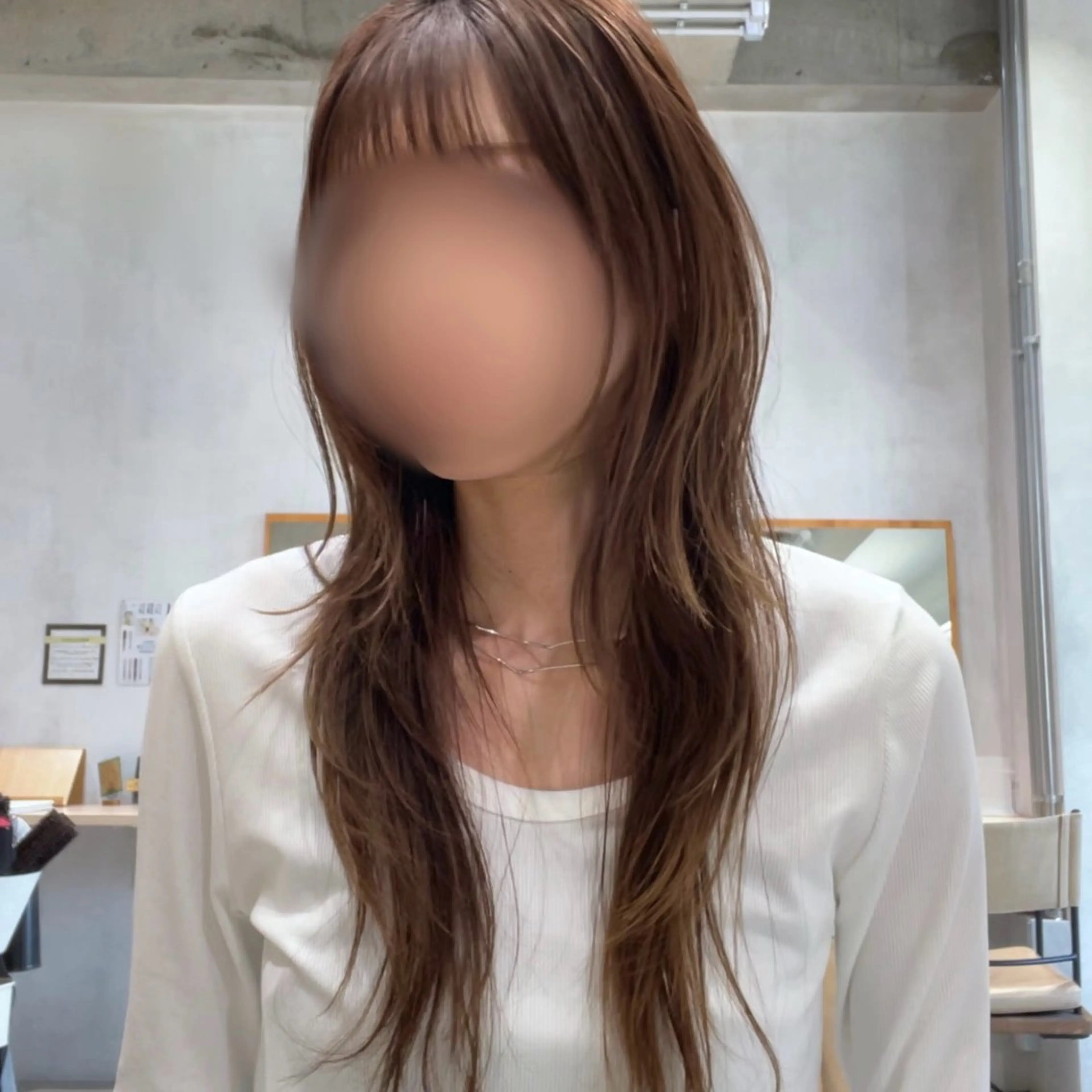 ロング Lico所属・レイヤーカット 🌿 濱野玲奈のヘアスタイル