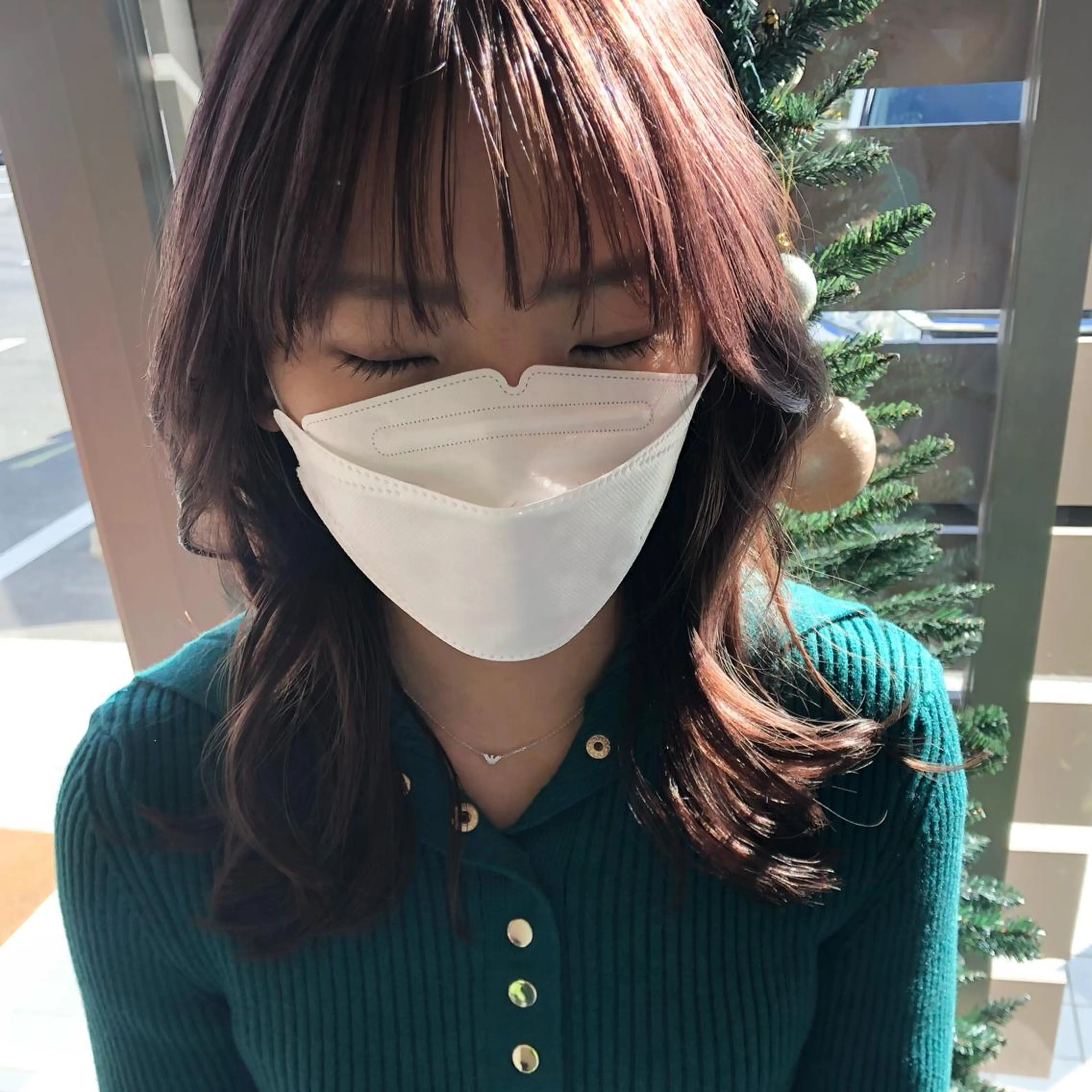 セミロング 堀越 エリのヘアスタイル