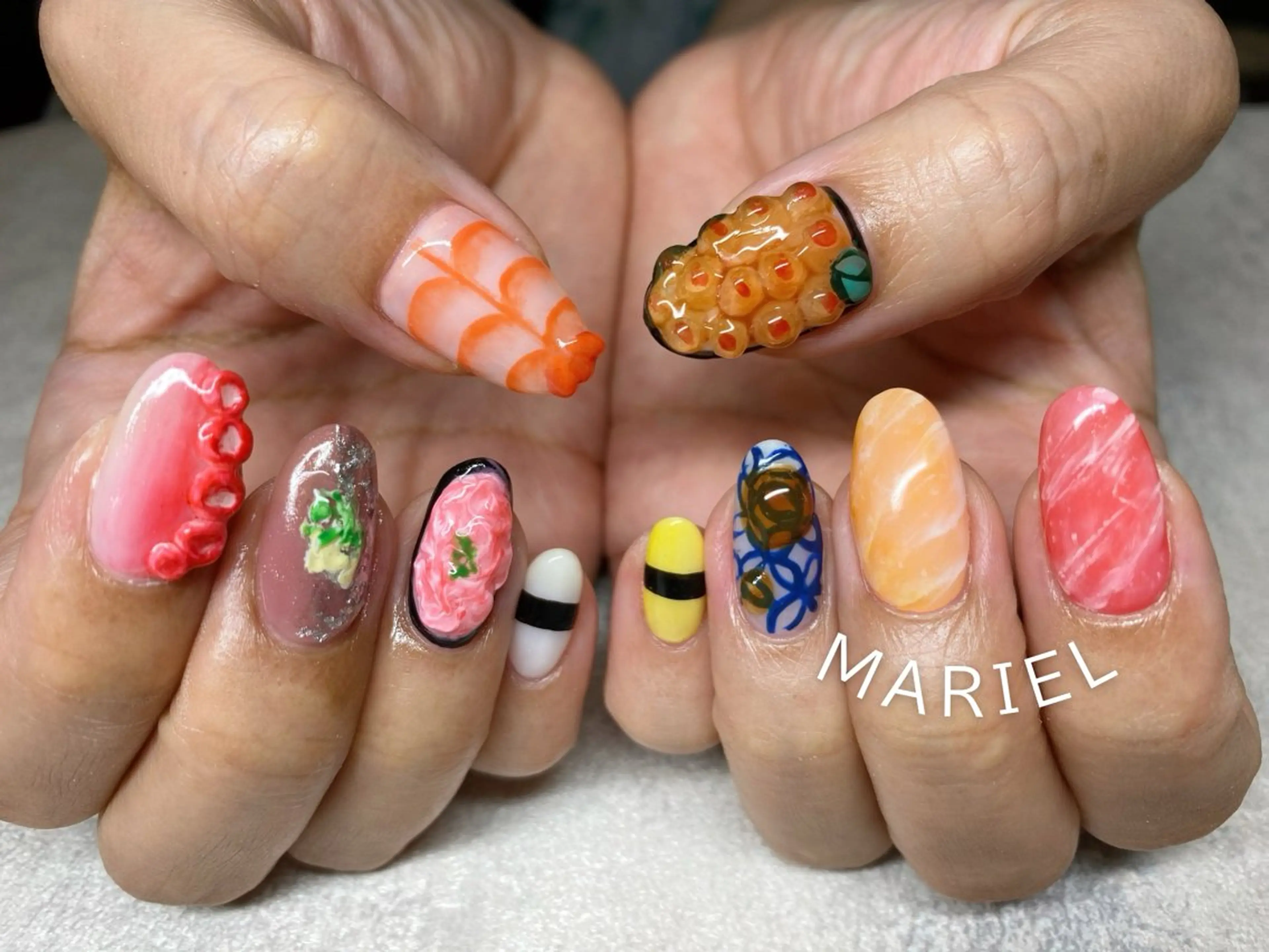 ネイル ハンドネイル ネイルサロンMARIEL所属・nailist marieのネイルデザイン