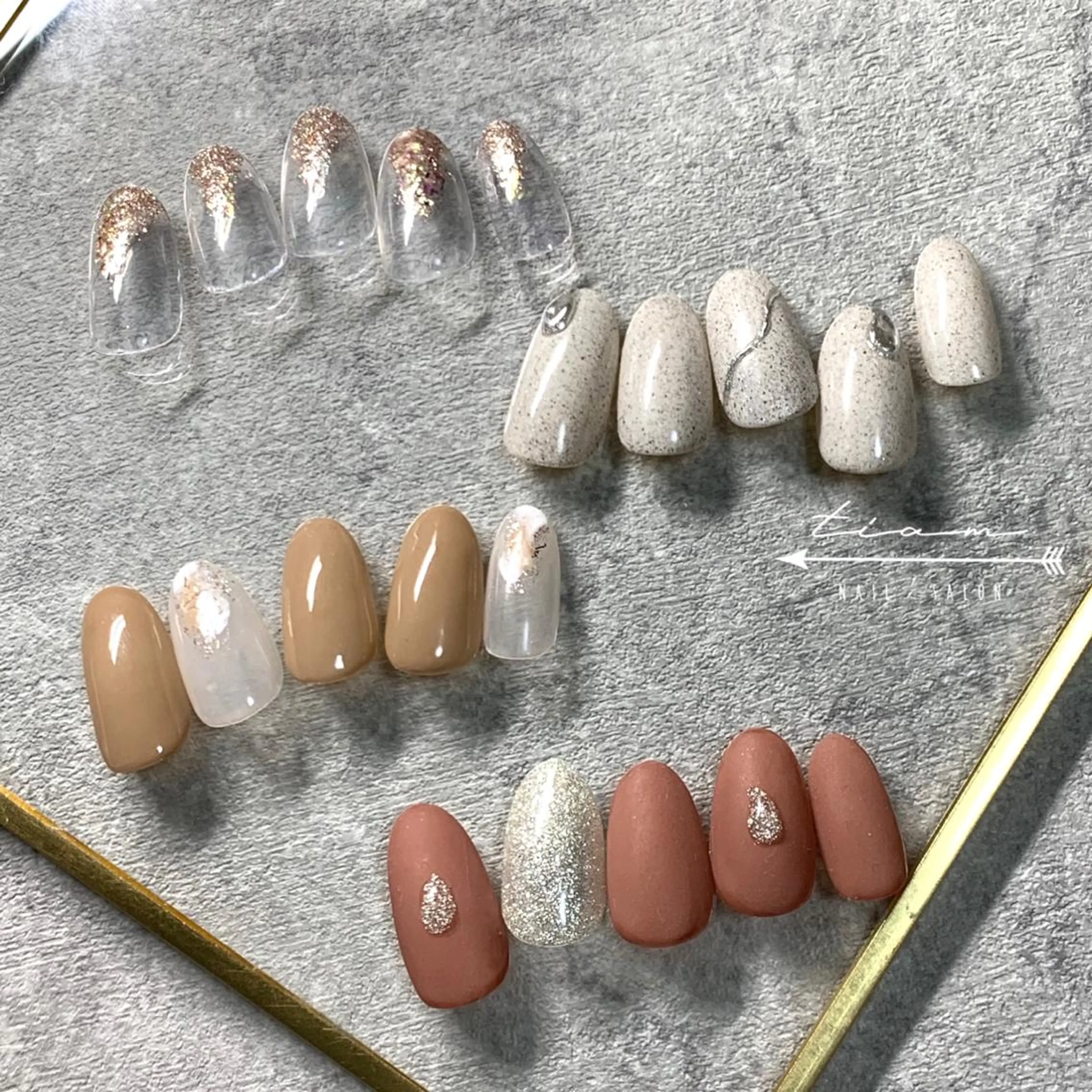 ネイル ハンドネイル 𝑡𝑖𝑎𝑚𓂃 きむらゆきののネイルデザイン