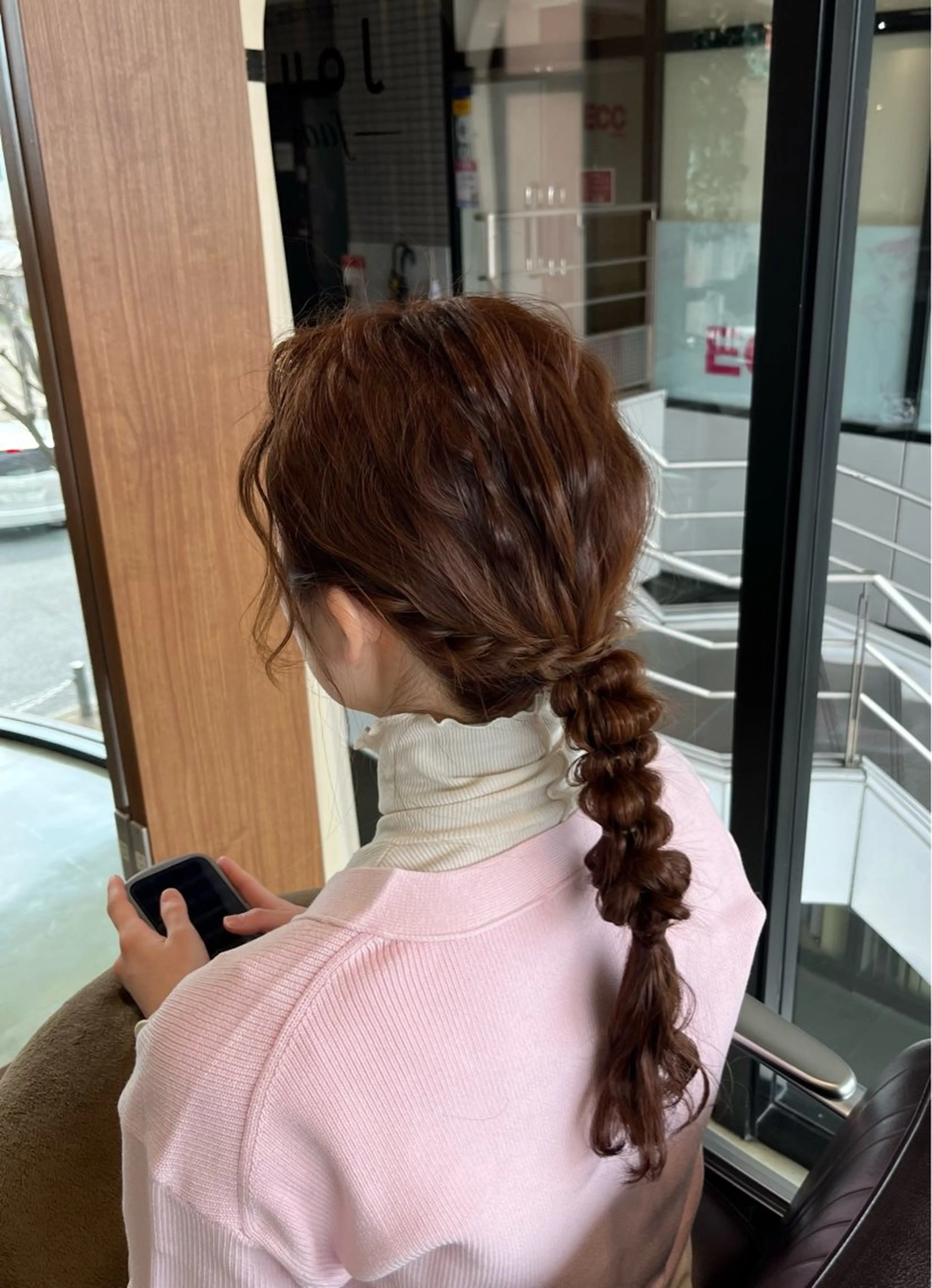 ロング カラー 大野 桃果のヘアスタイル