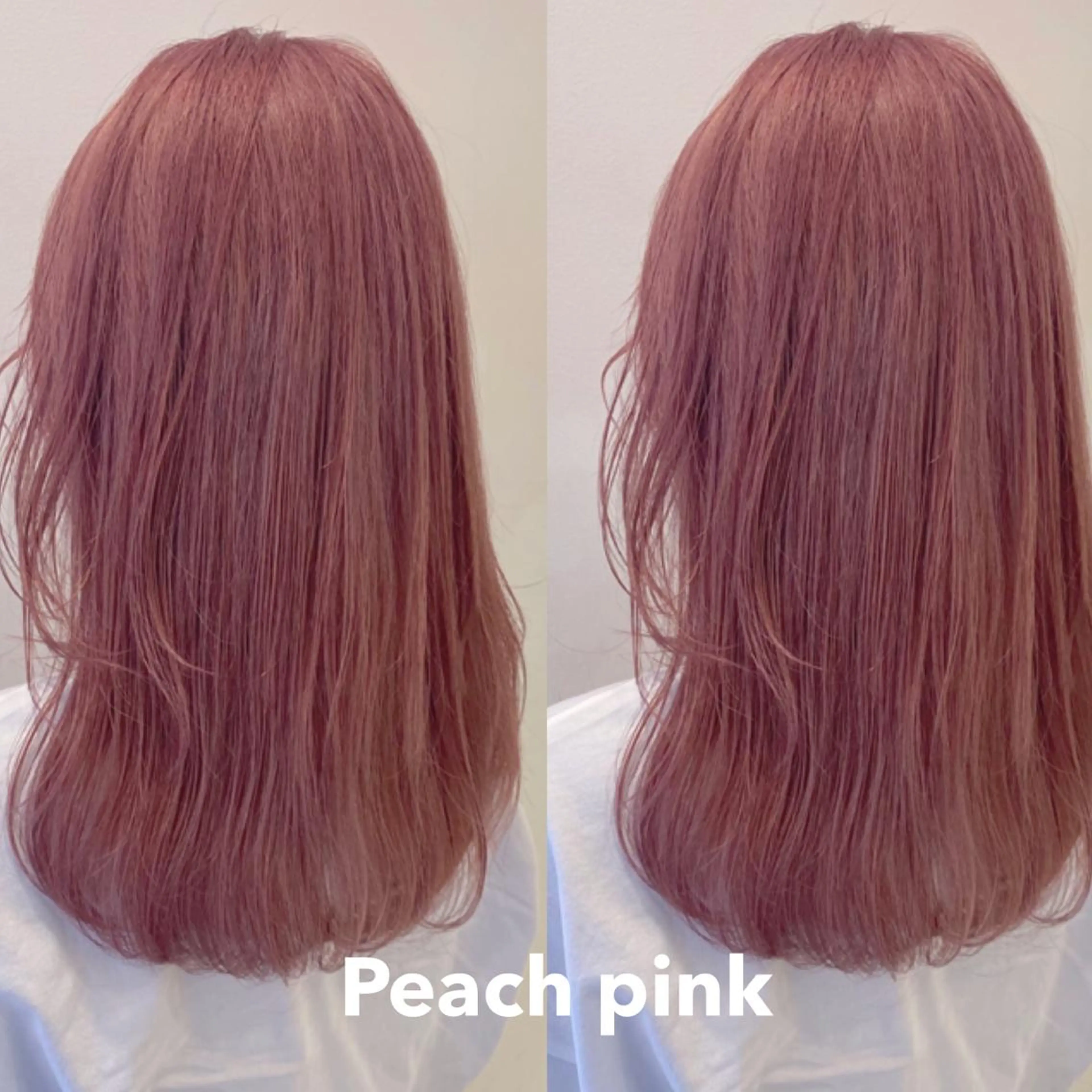 セミロング カラー ヘアアレンジ メンズ メンズブリーチ ブリーチ ピンクカラー レイヤーカット指名 No.1💖マユカのヘアスタイル