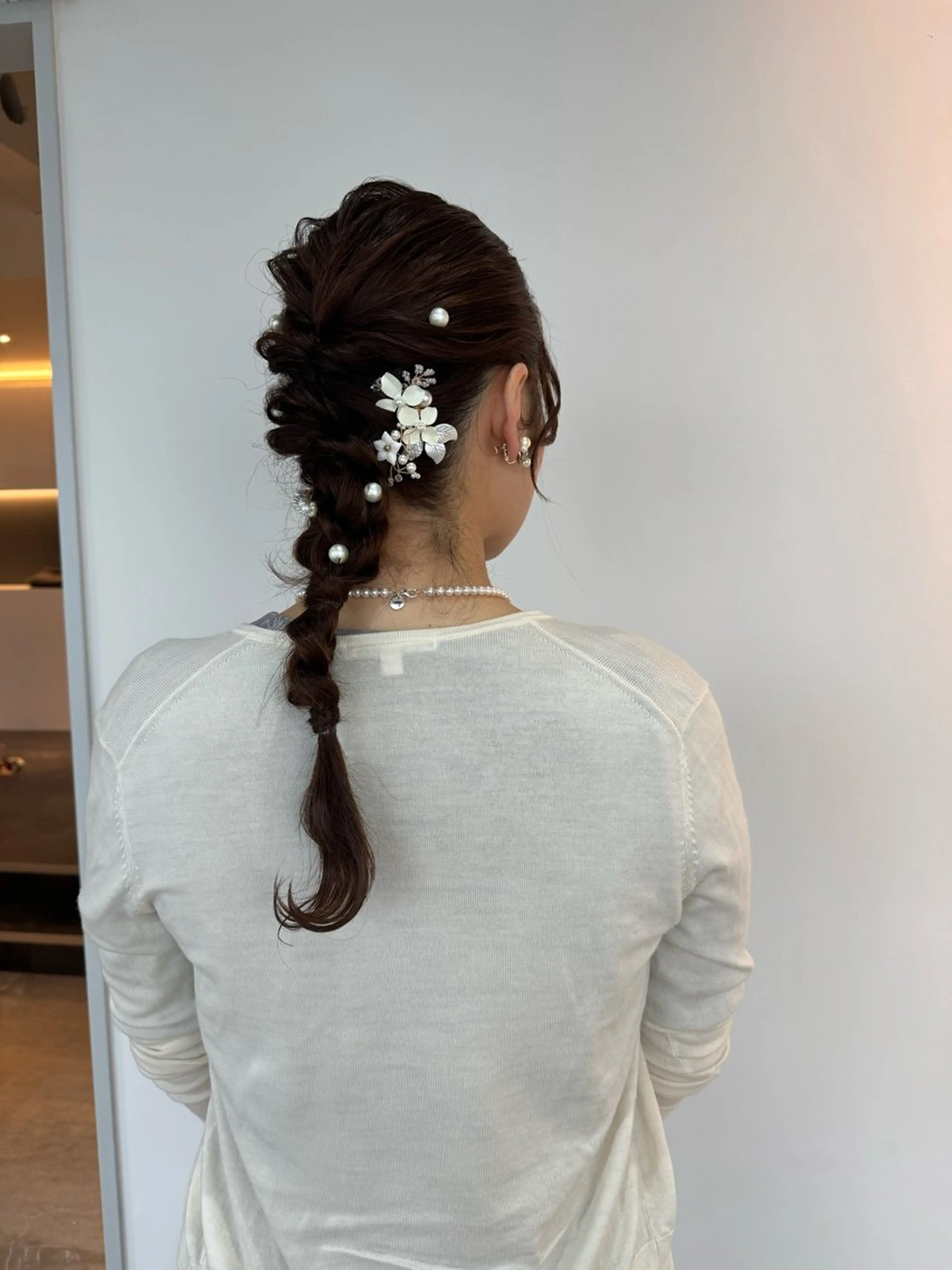 セミロング カラー パーマ ヘアアレンジ chill所属・福冨 まゆのヘアスタイル