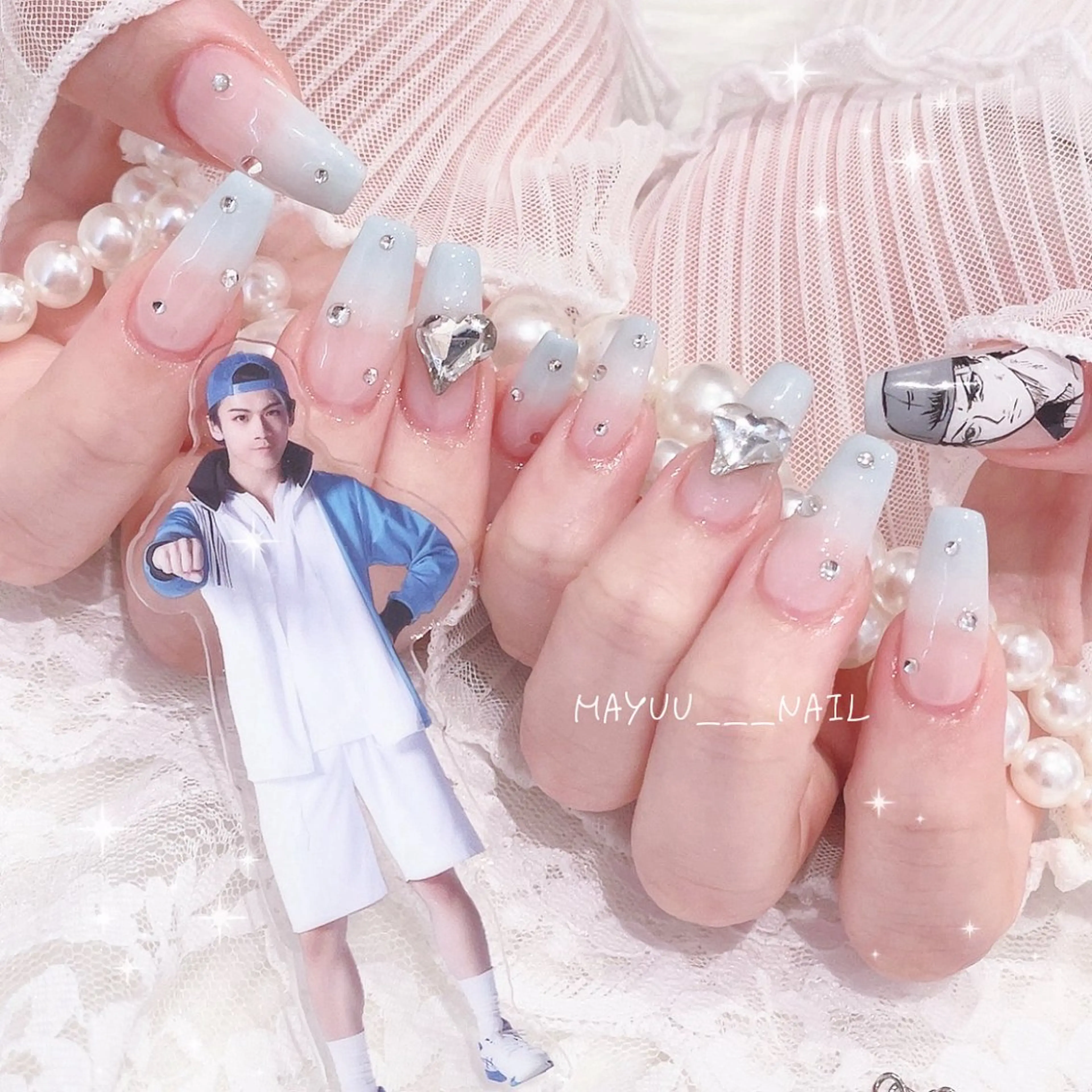 ネイル 🎀 Mayu 🎀痛ネイルのネイルデザイン