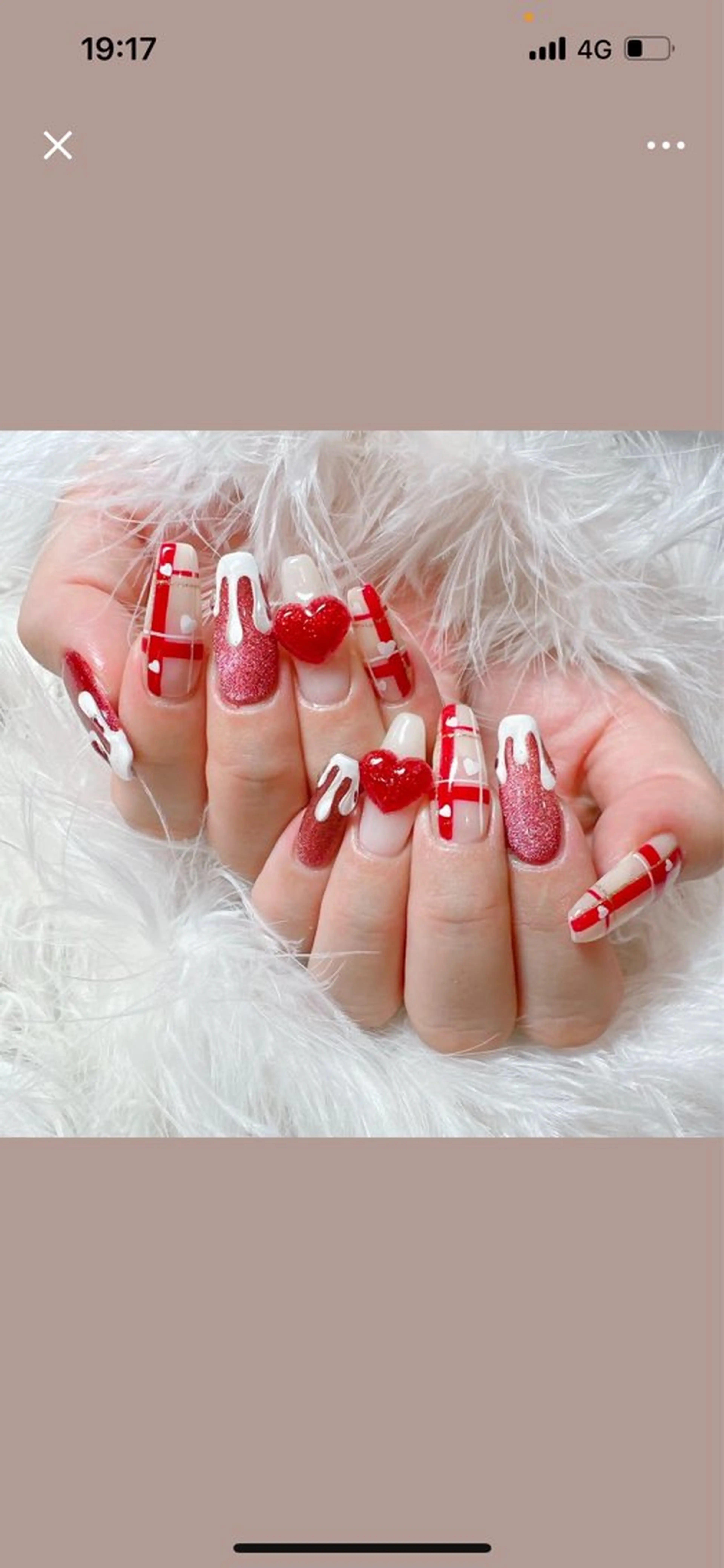 ネイル バレンタイン ハンドネイル PINKY nail所属・ピンキー 池田公園店のネイルデザイン